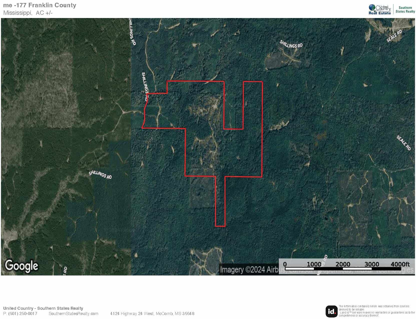 175 Acres Hunting and Timberland for Sale Franklin Co. MS