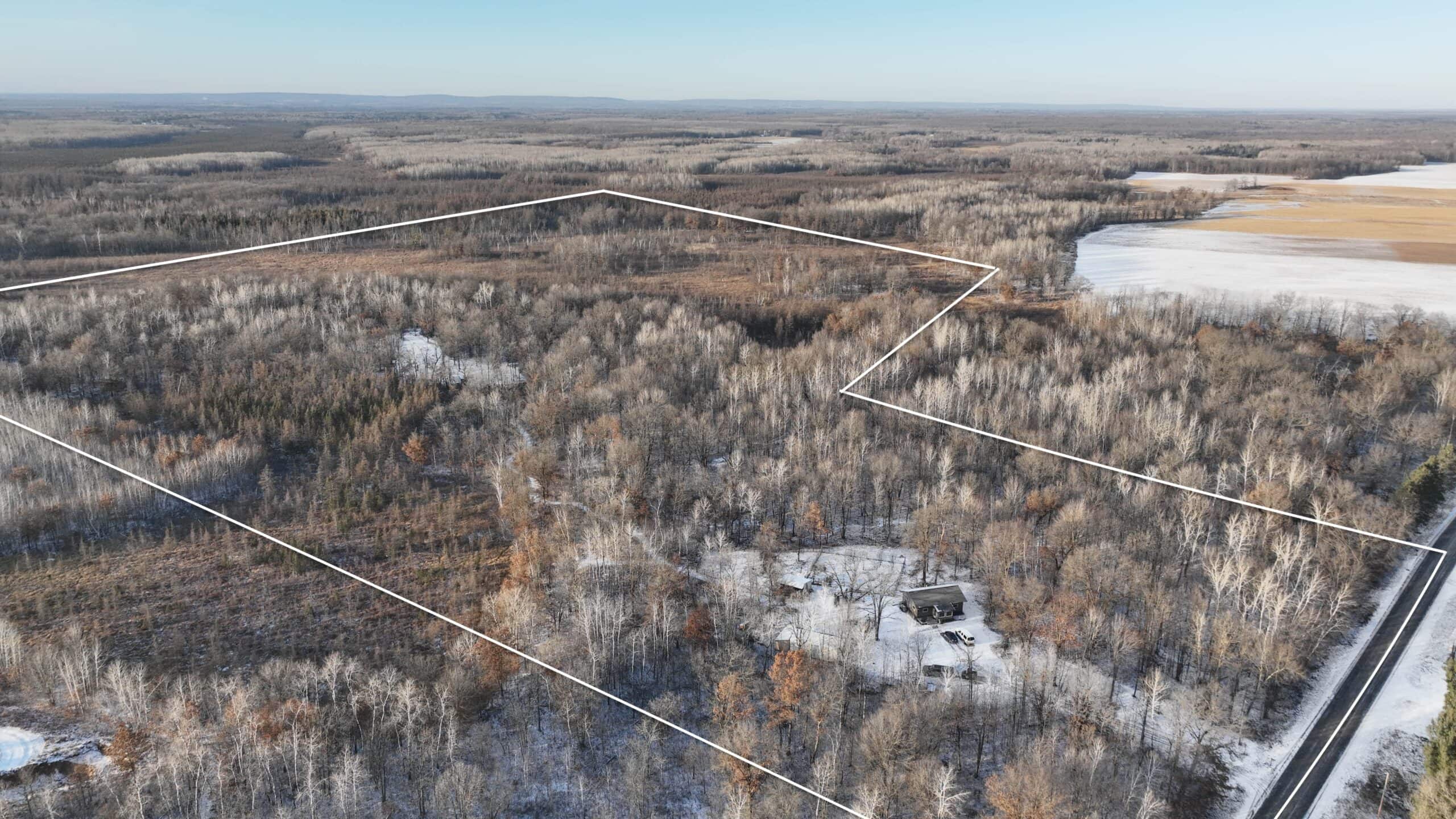 North Woods Hunting Camp for Sale in Rusk County, WI