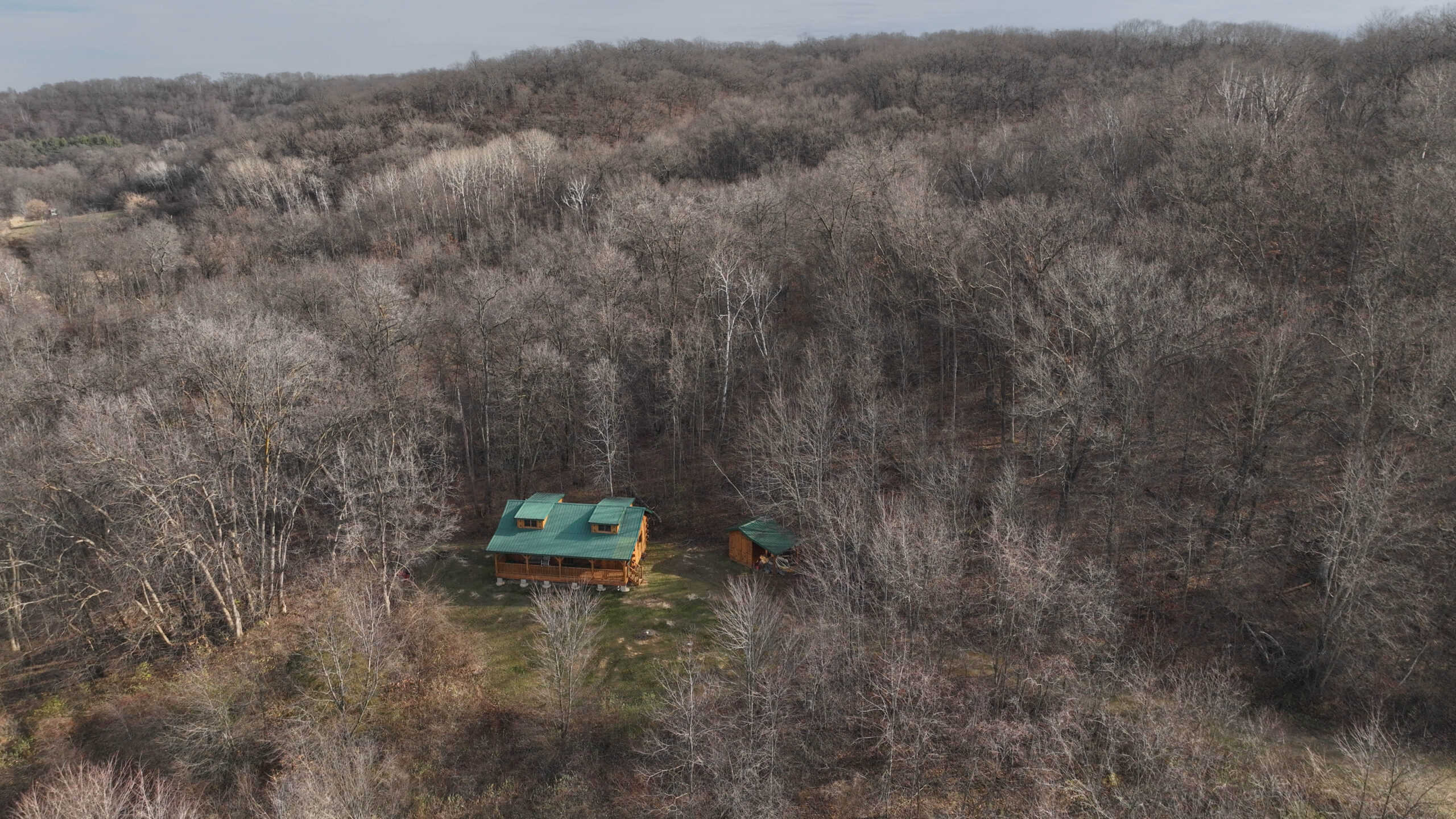 Premium Hunting Land with Cabin for sale in Southwest Wisconsin