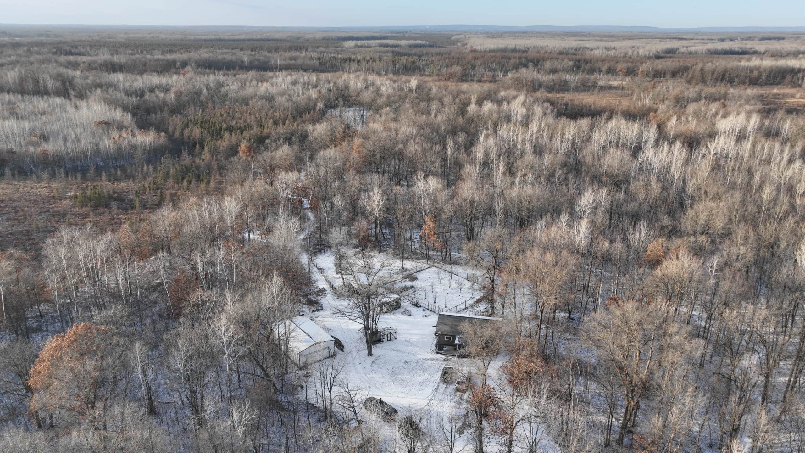 North Woods Hunting Camp for Sale in Rusk County, WI