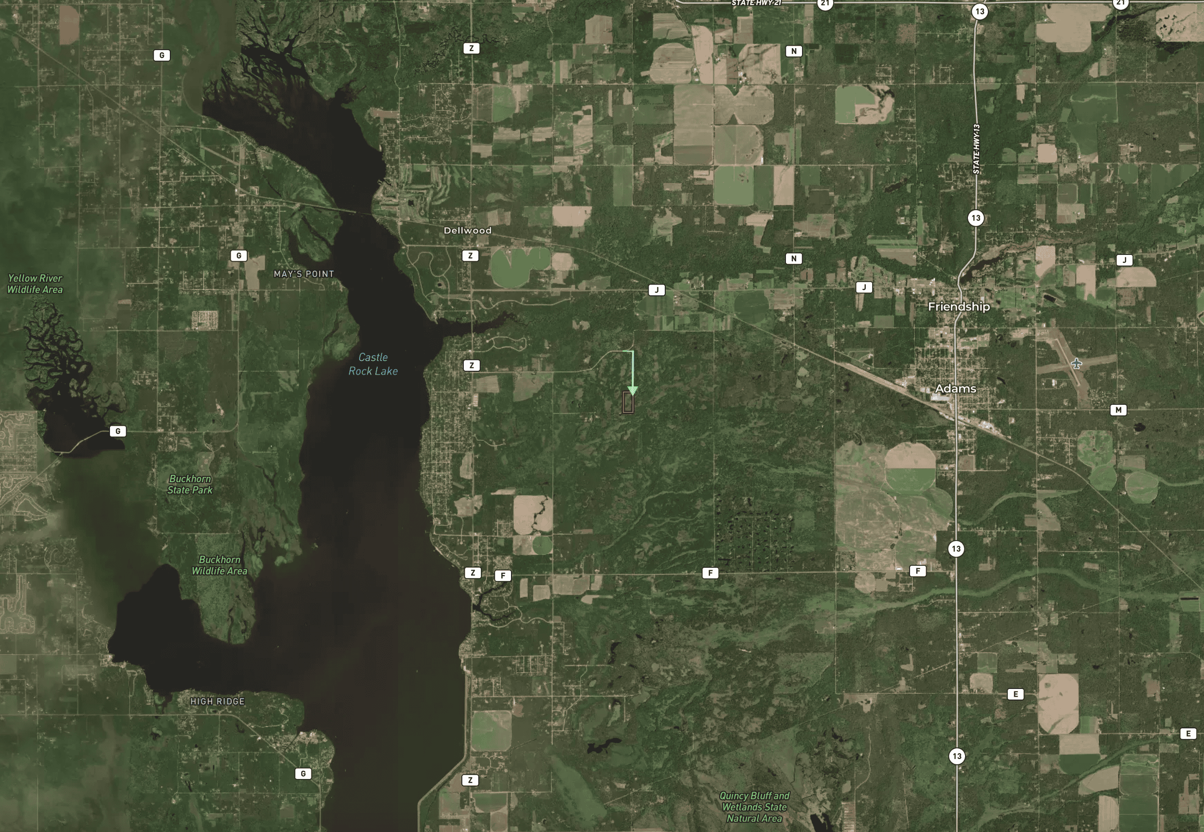 Deer Hunting Land for Sale in Adams County, Wisconsin