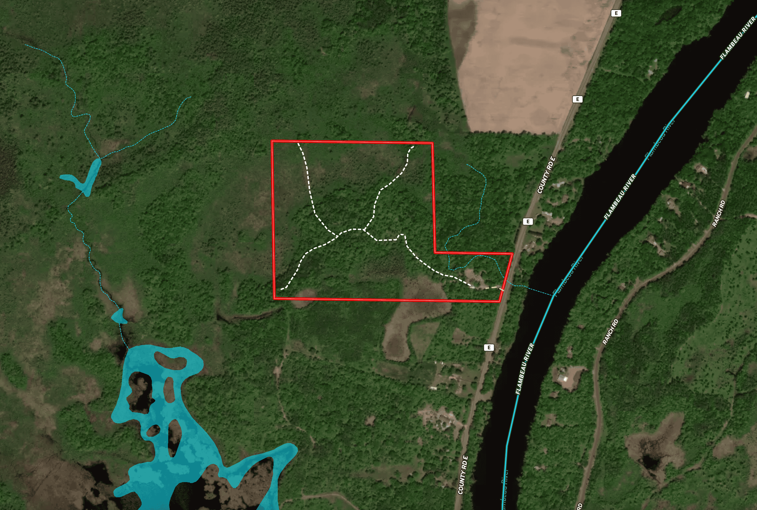 North Woods Hunting Camp for Sale in Rusk County, WI
