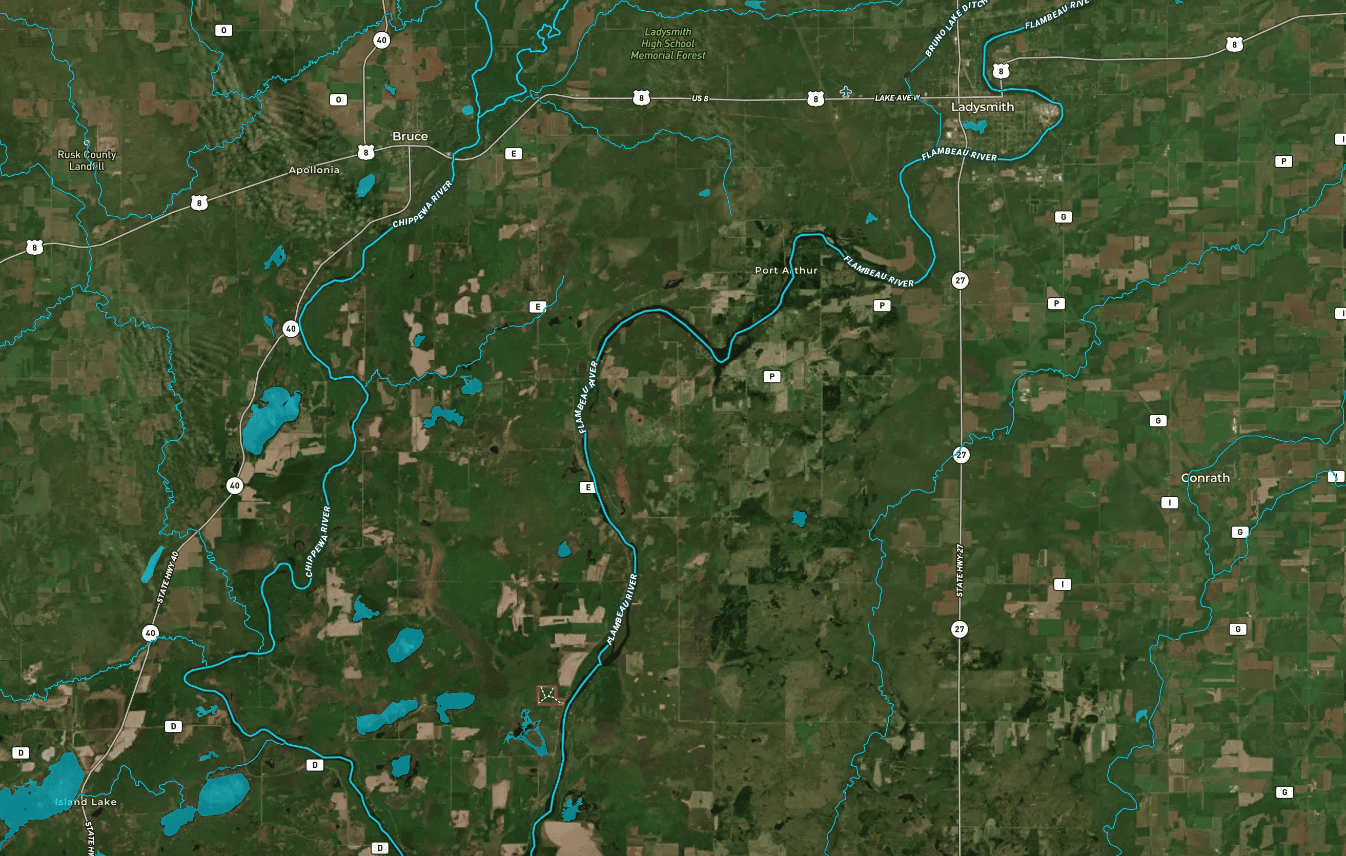 North Woods Hunting Camp for Sale in Rusk County, WI