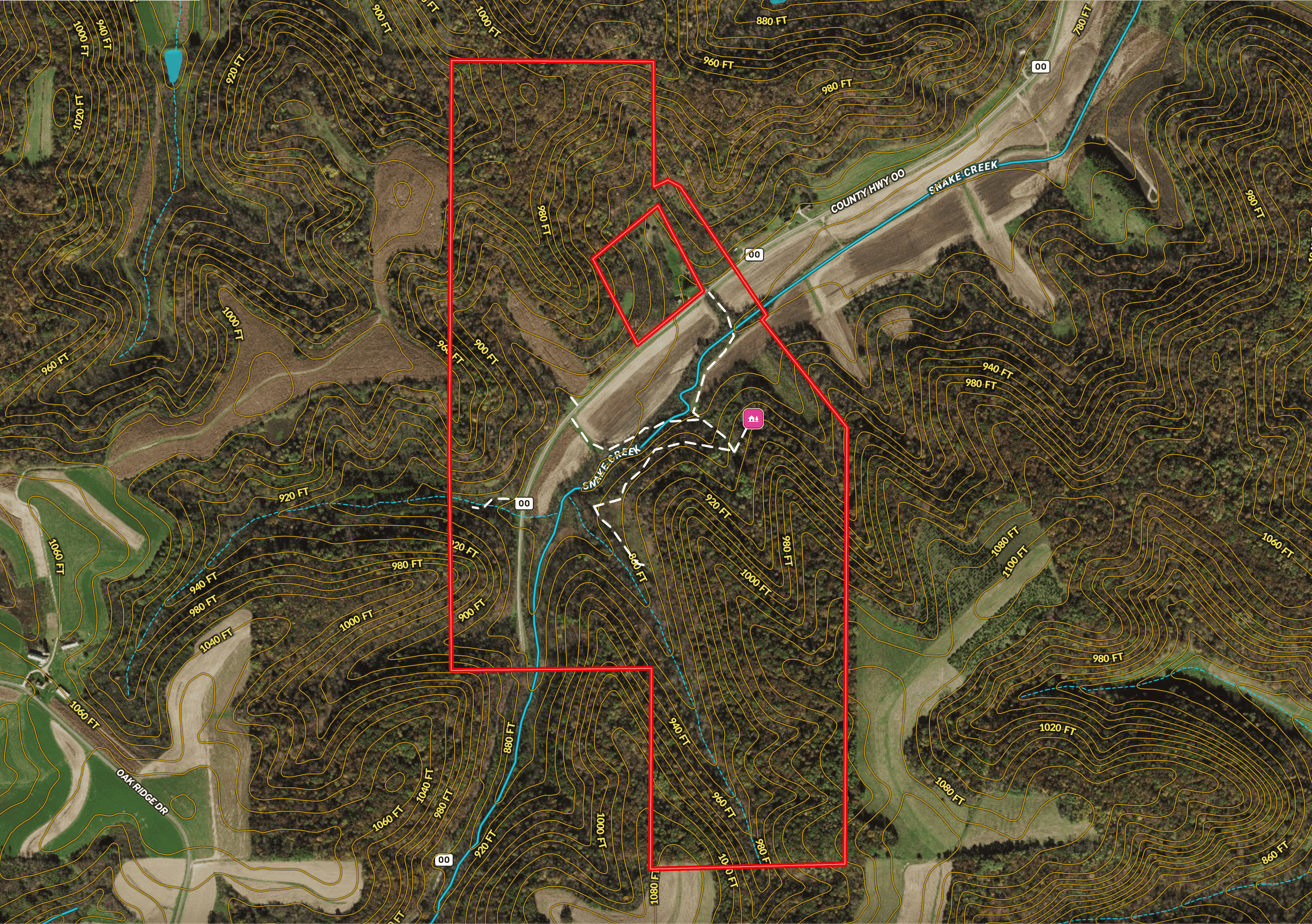 Premium Hunting Land with Cabin for sale in Southwest Wisconsin