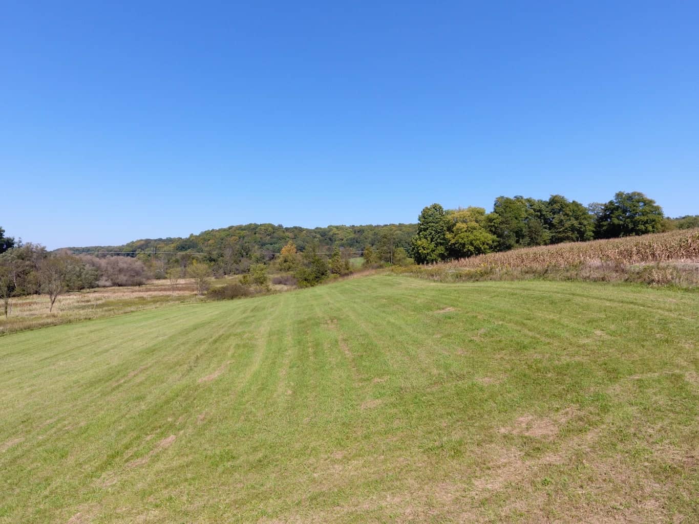 Land for sale with stream, crop ground, hunting, possible build site in WI