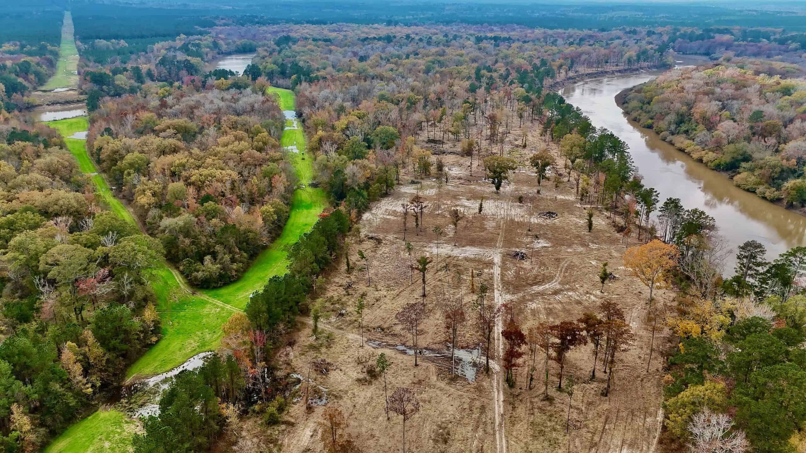 Duck and Deer Hunting Land for Sale with River Frontage