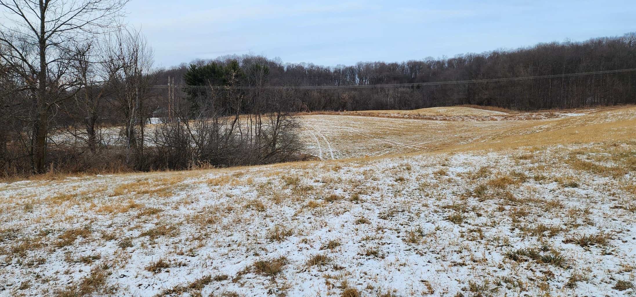Land for sale with stream, crop ground, hunting, possible build site in WI