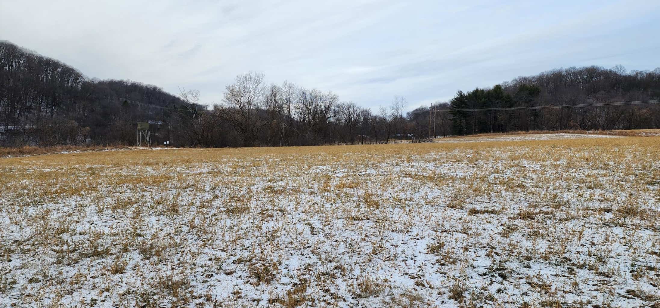 Land for sale with stream, crop ground, hunting, possible build site in WI