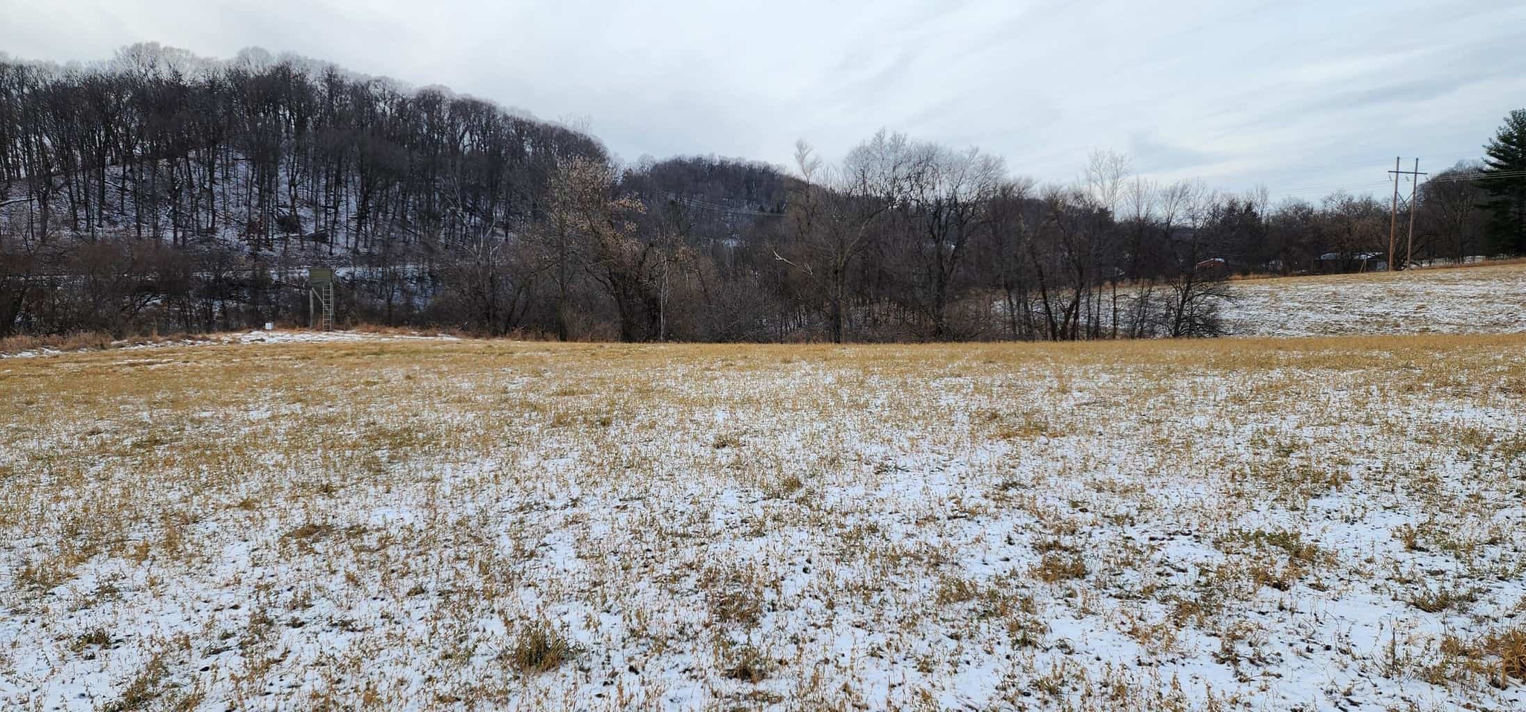 Land for sale with stream, crop ground, hunting, possible build site in WI