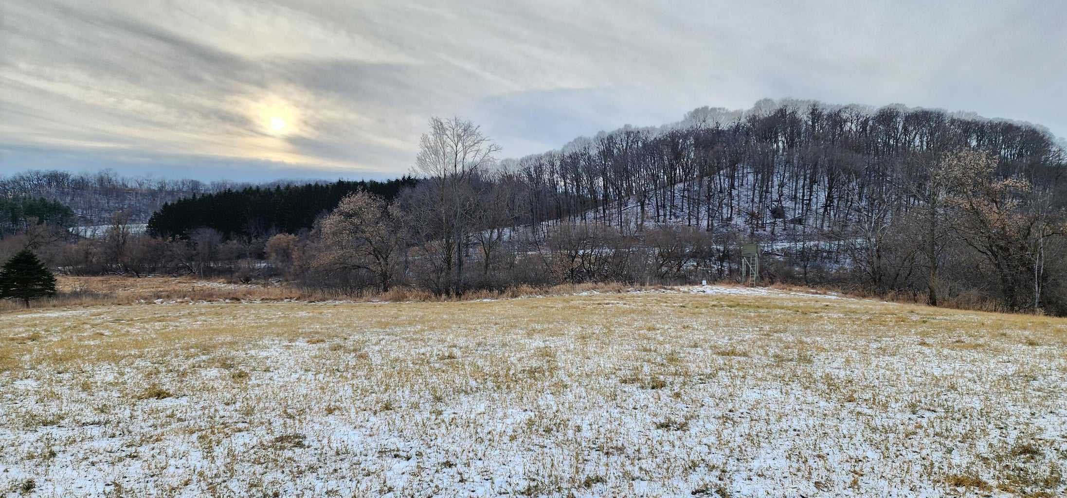 Land for sale with stream, crop ground, hunting, possible build site in WI