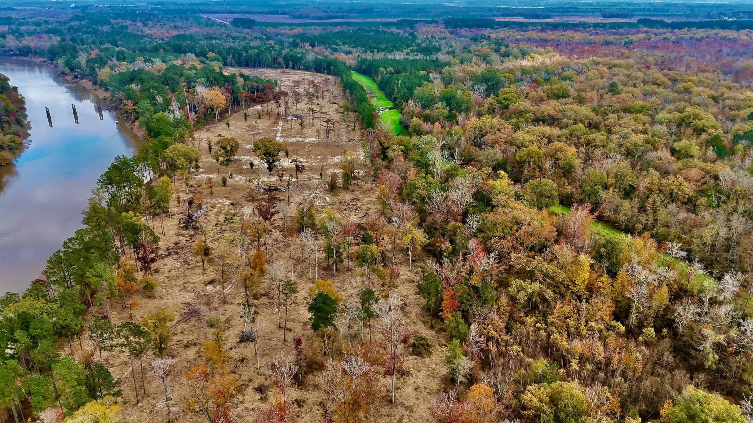 Duck and Deer Hunting Land for Sale with River Frontage