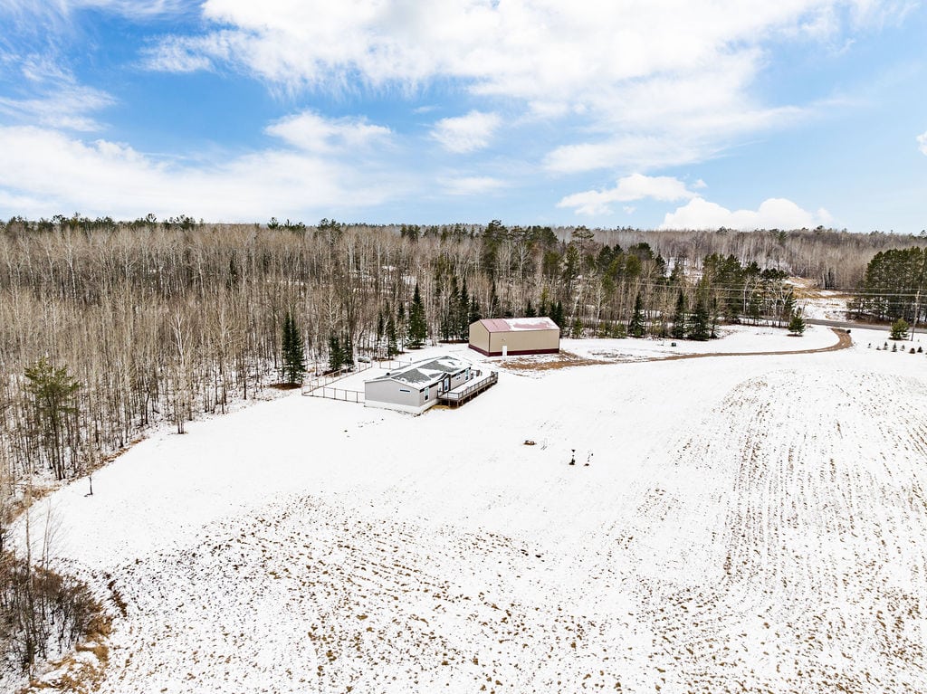 Home on 70 Acres w/ Pole Building For Sale in Finlayson MN