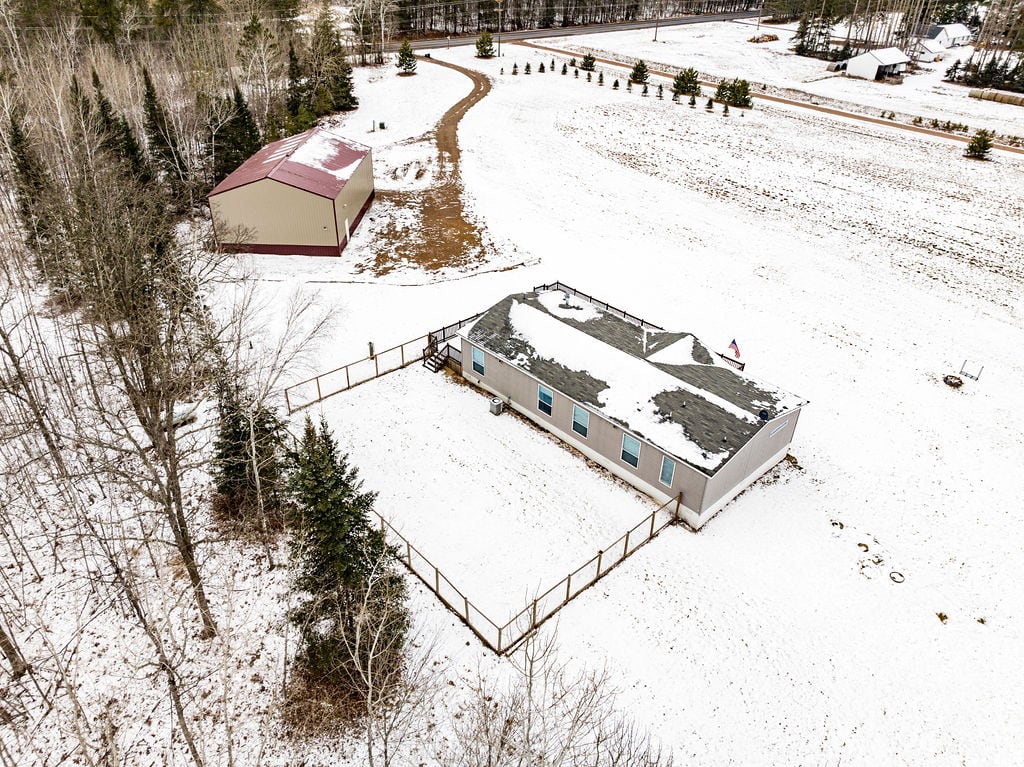 Home on 70 Acres w/ Pole Building For Sale in Finlayson MN