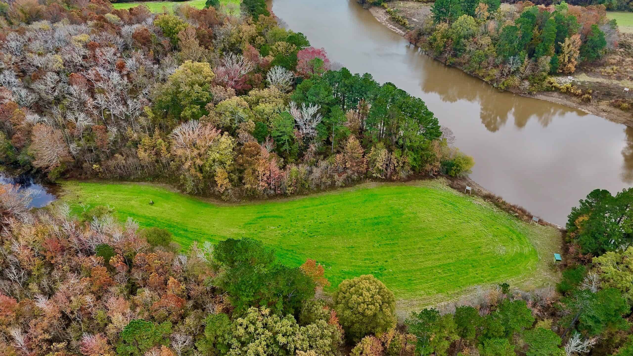 Duck and Deer Hunting Land for Sale with River Frontage