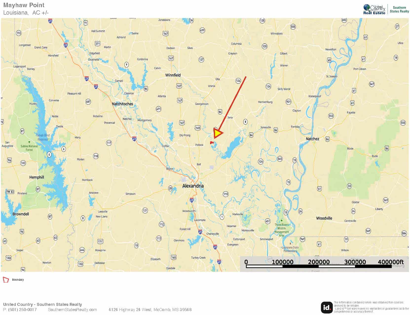 Duck and Deer Hunting Property for Sale in Grant Parish, LA