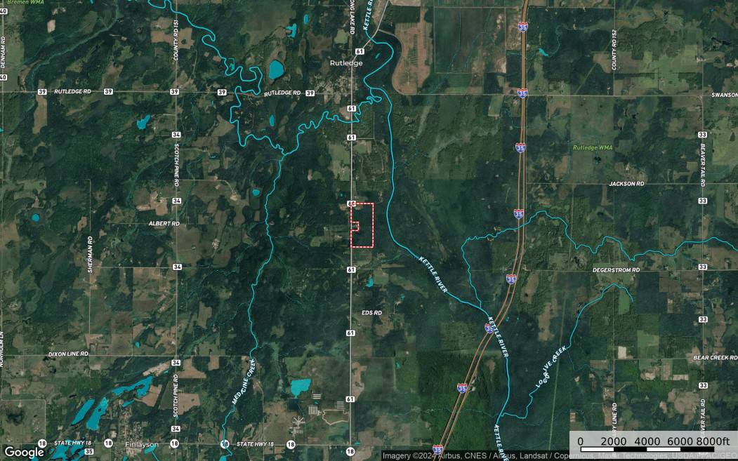 Home on 70 Acres w/ Pole Building For Sale in Finlayson MN
