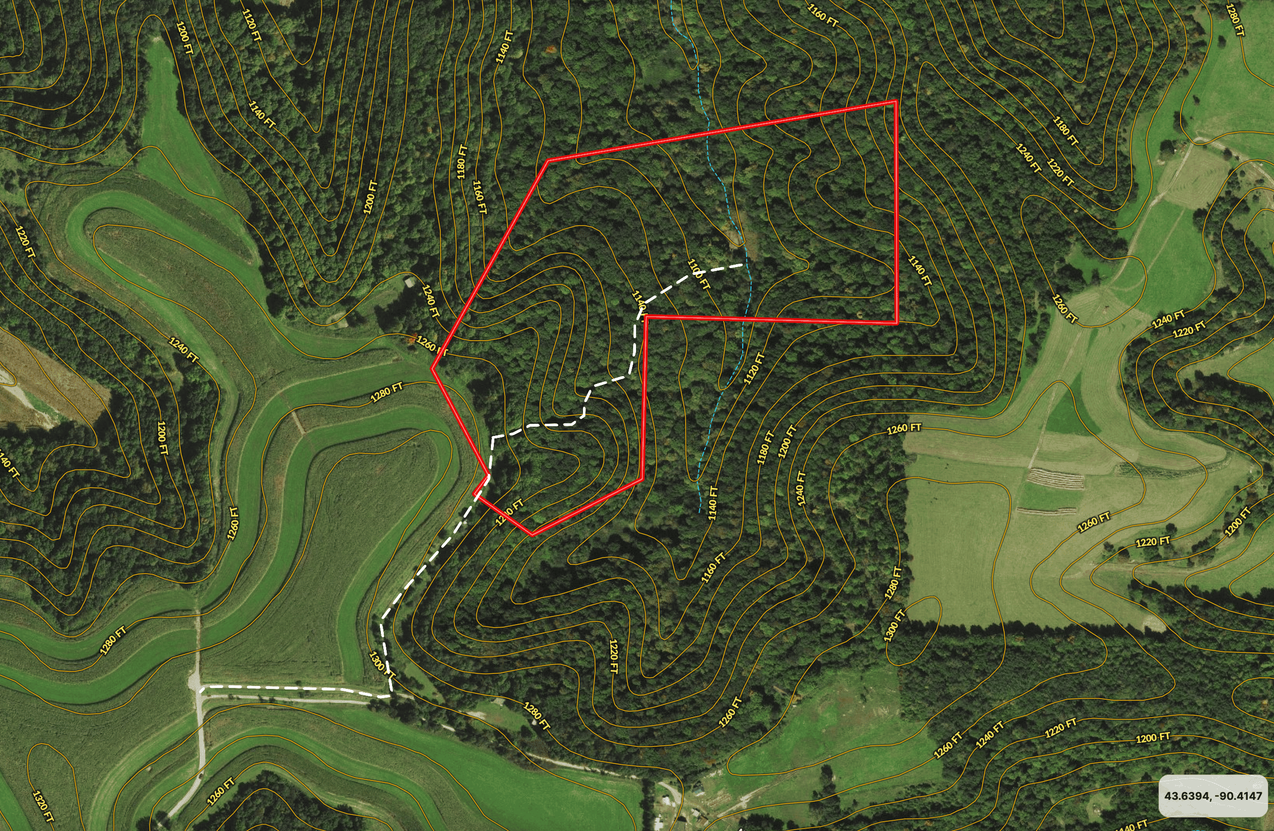 Ridgetop Hunting Land for sale in Vernon County, Wisconsin
