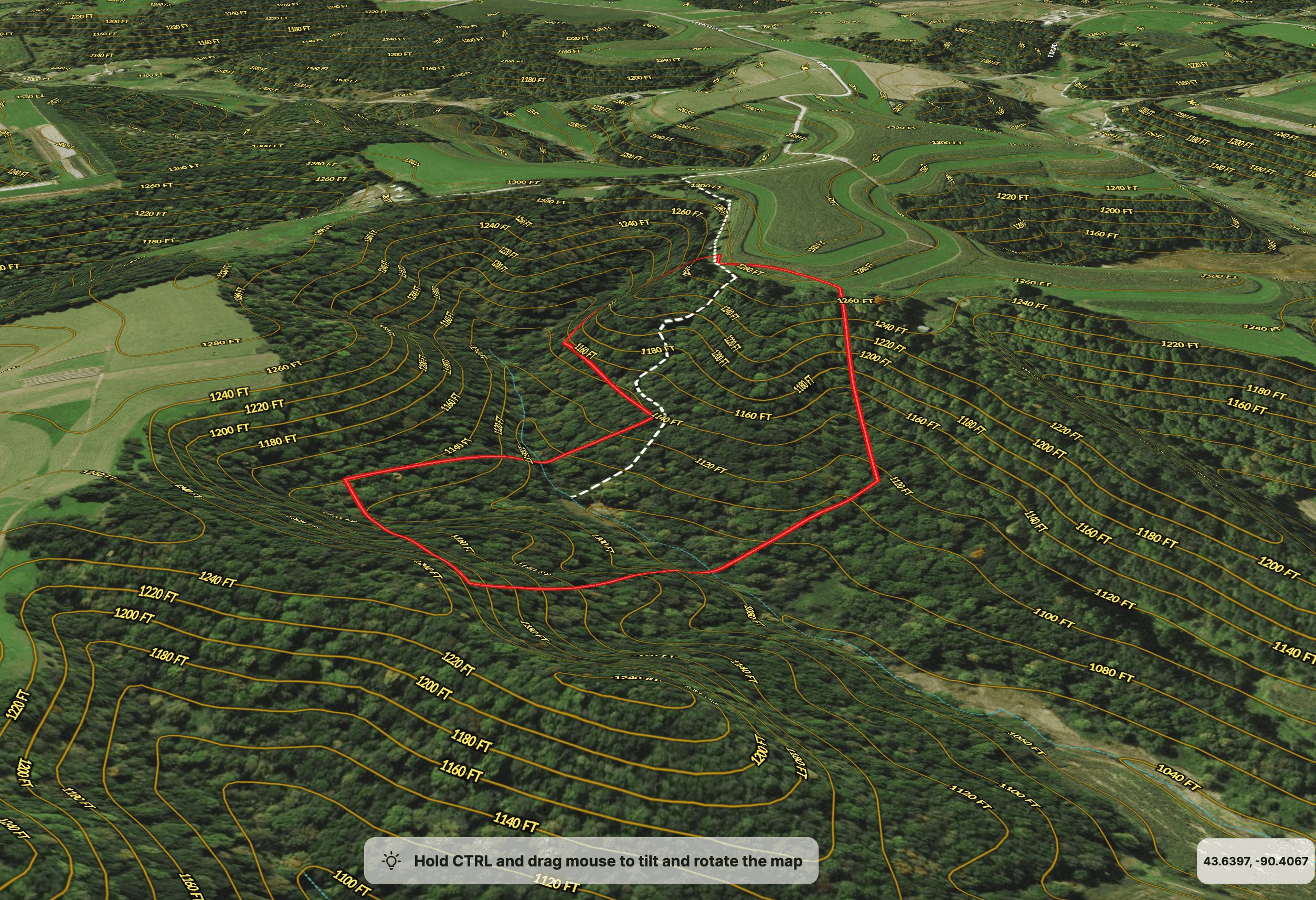 Ridgetop Hunting Land for sale in Vernon County, Wisconsin