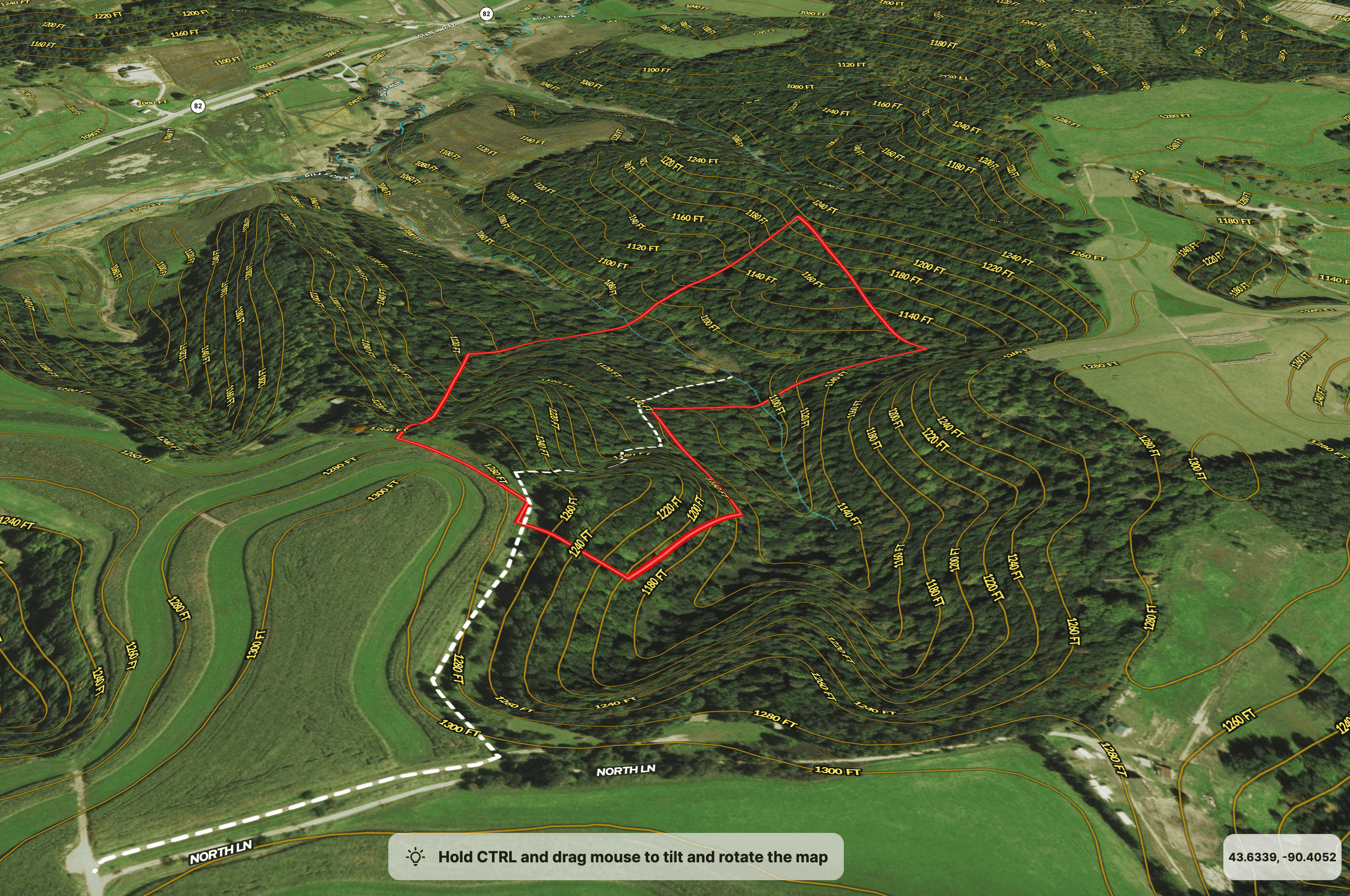 Ridgetop Hunting Land for sale in Vernon County, Wisconsin