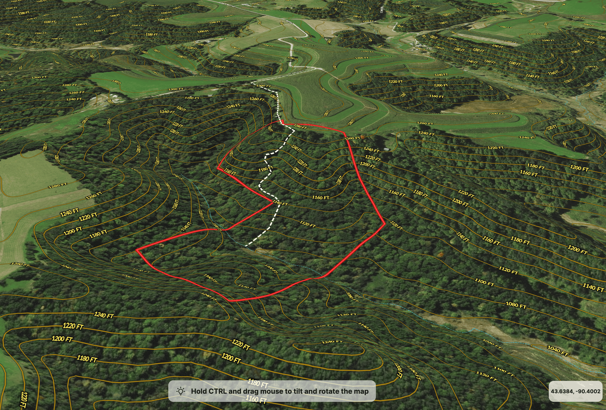 Ridgetop Hunting Land for sale in Vernon County, Wisconsin