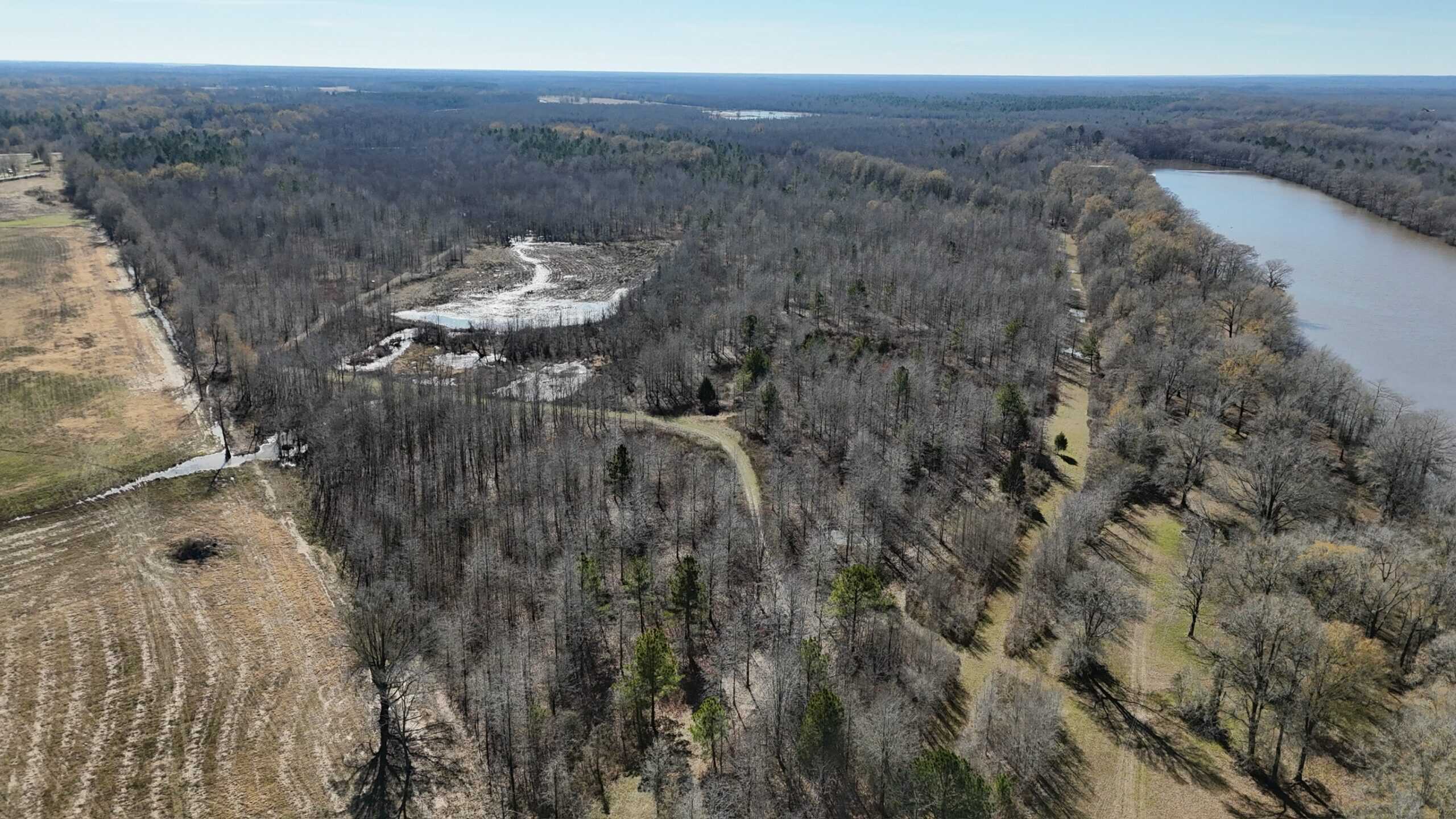 Duck and Deer Hunting Land with a Camp Spot for Sale