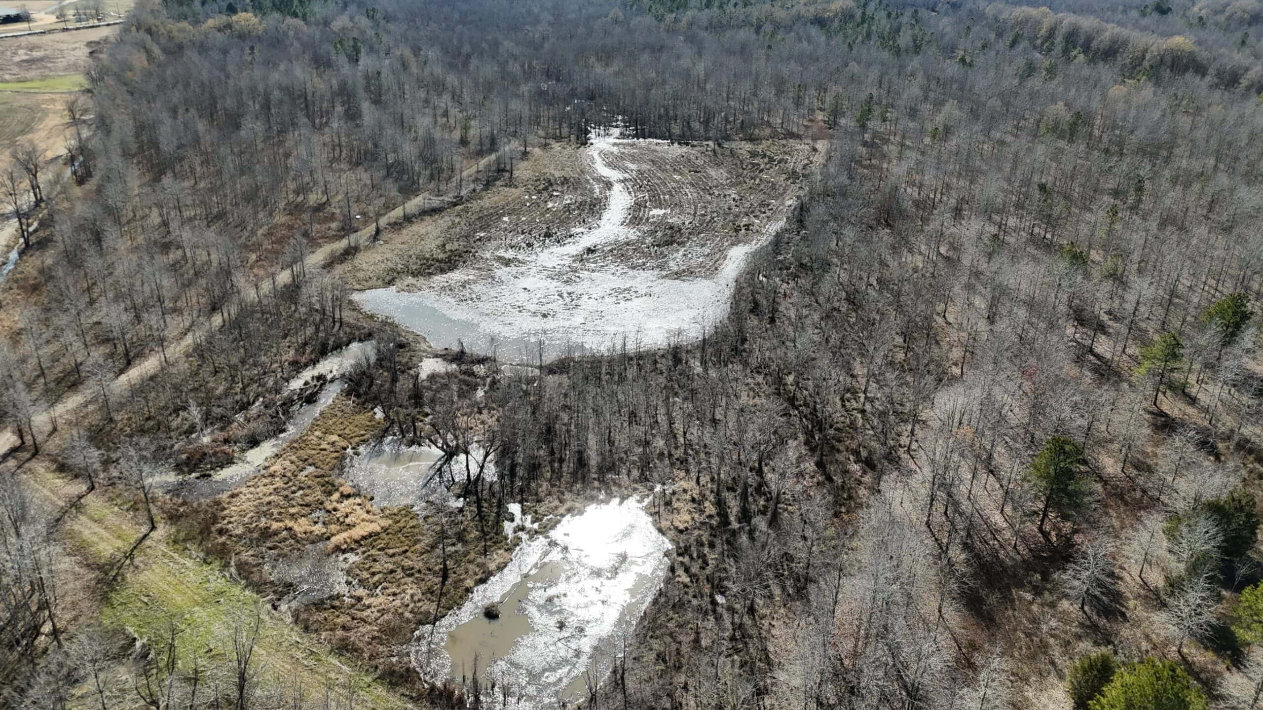 Duck and Deer Hunting Land with a Camp Spot for Sale