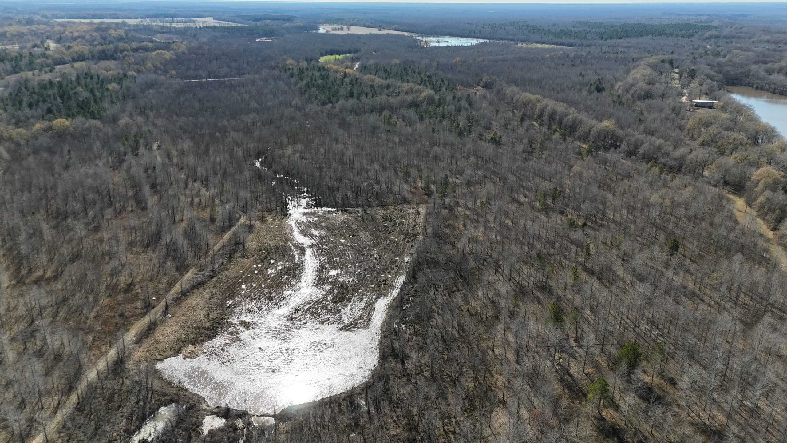 Duck and Deer Hunting Land with a Camp Spot for Sale
