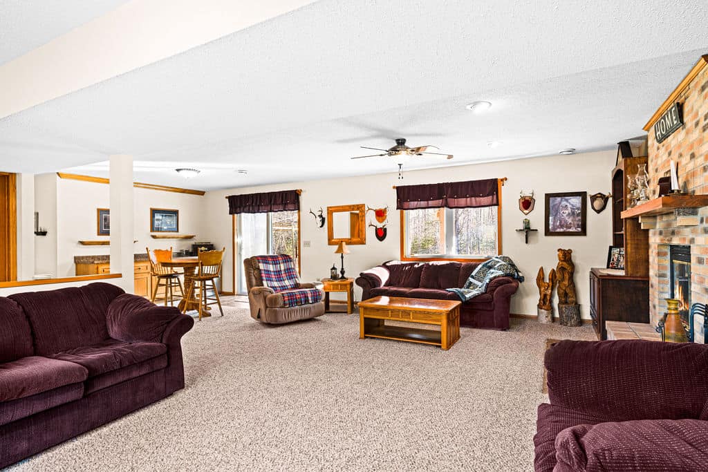 Country Home on 70 Wooded Acres For Sale in Finlayson MN