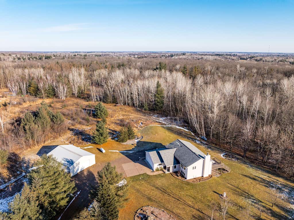 Country Home on 70 Wooded Acres For Sale in Finlayson MN