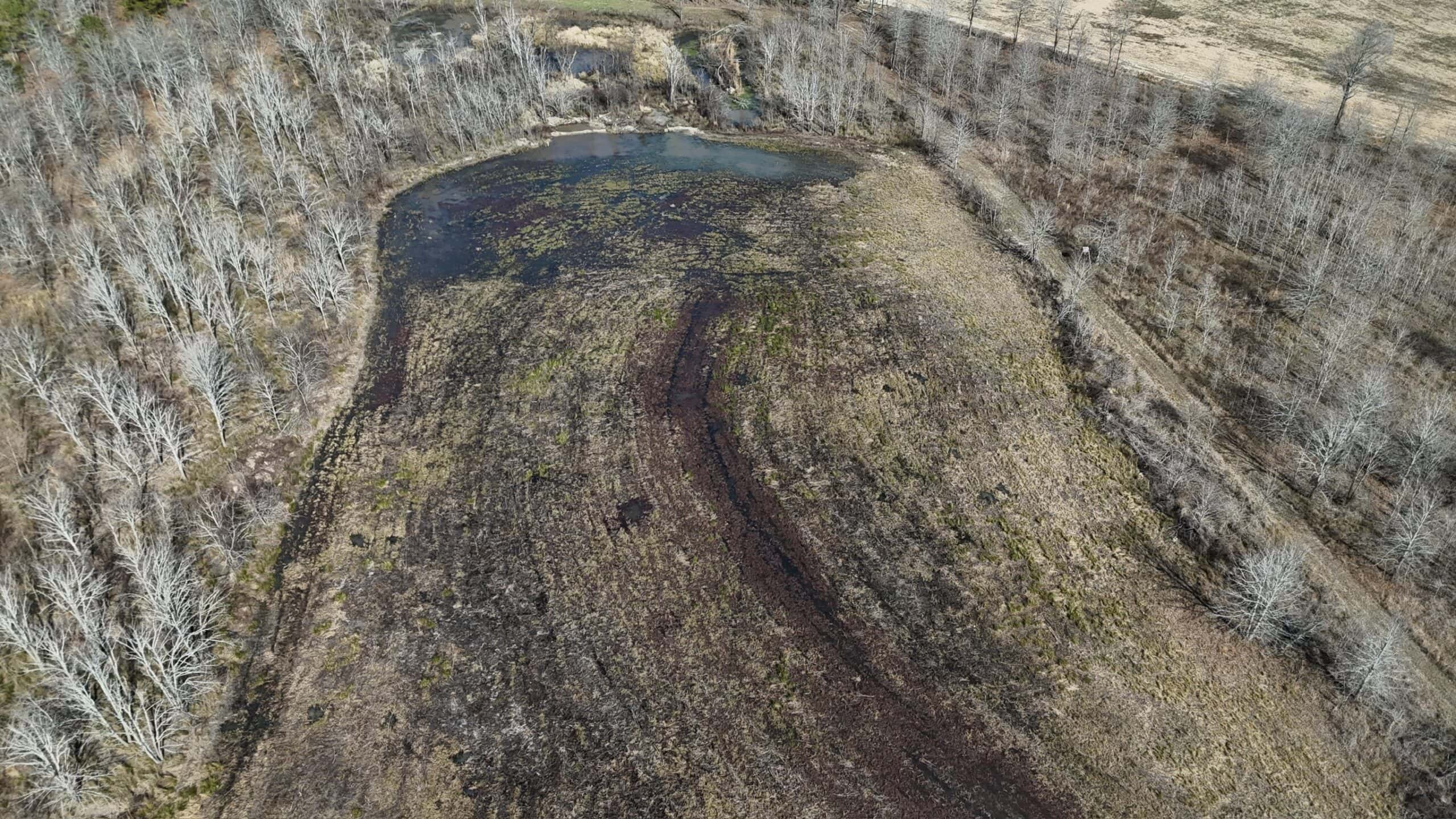 Duck and Deer Hunting Land with a Camp Spot for Sale