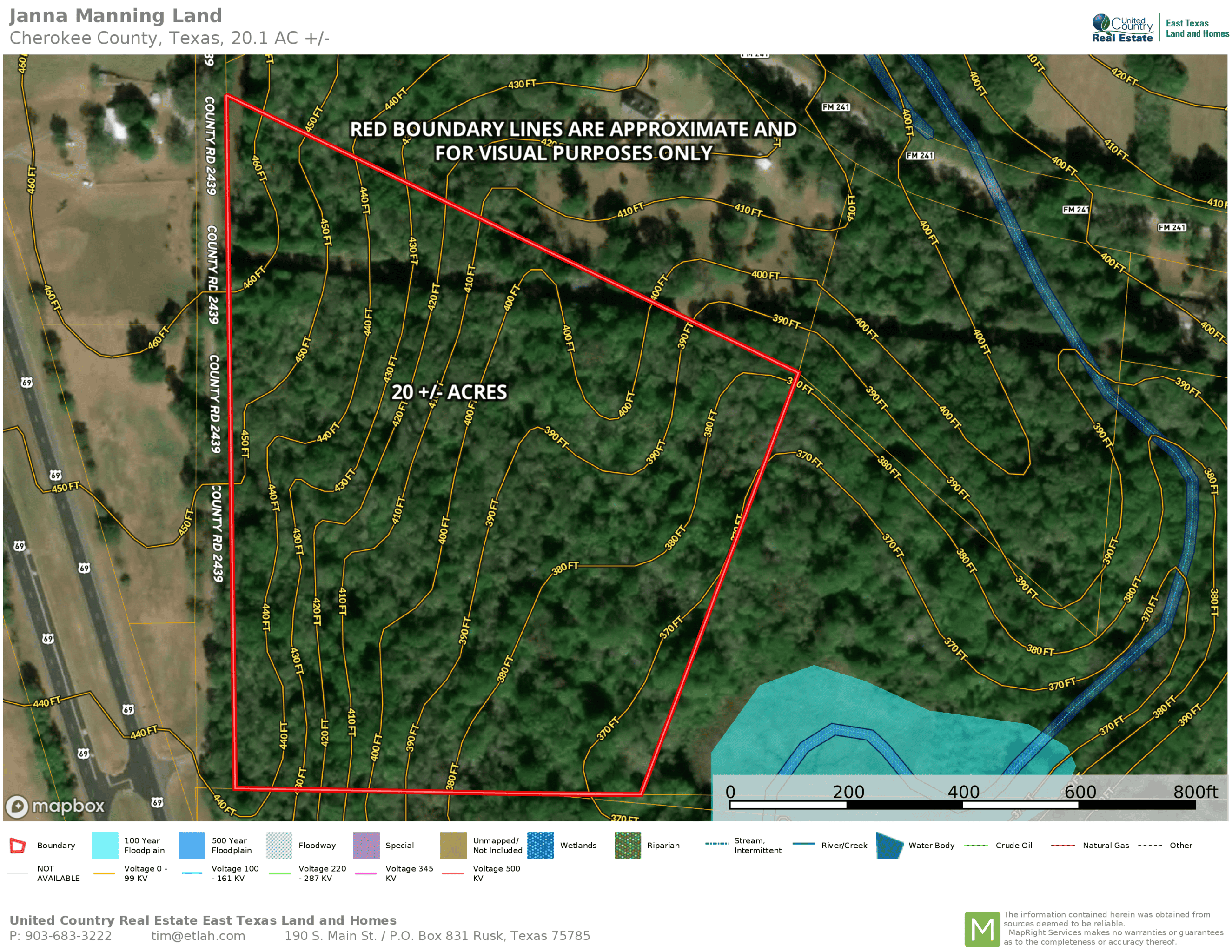 East Texas Recreational/Hunting Land For Sale
