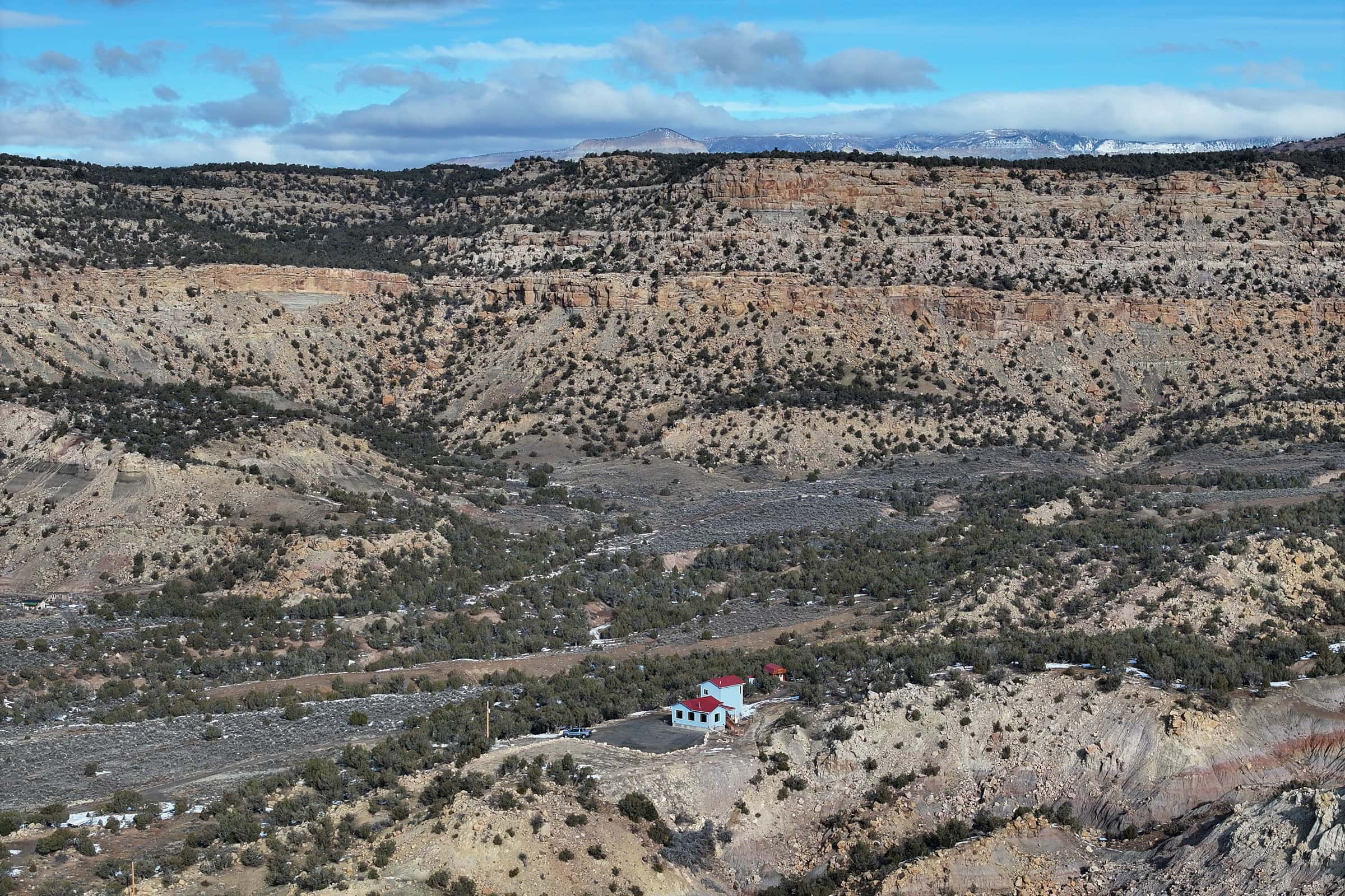 40 Acres surrounded by 3,000 Acres of BLM with Country Home in Mesa Colorado