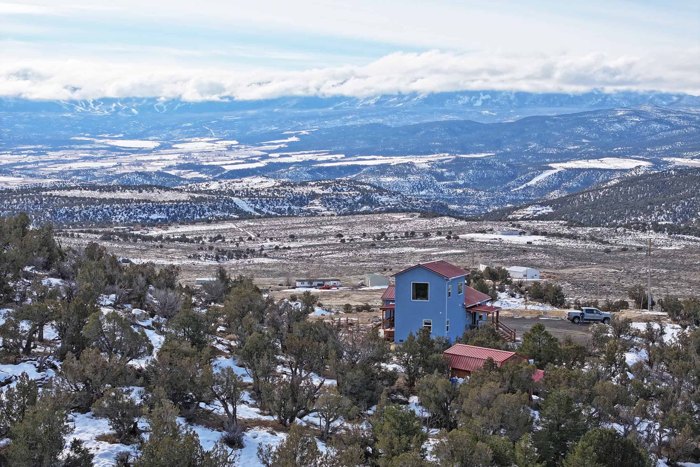 40 Acres surrounded by 3,000 Acres of BLM with Country Home in Mesa Colorado
