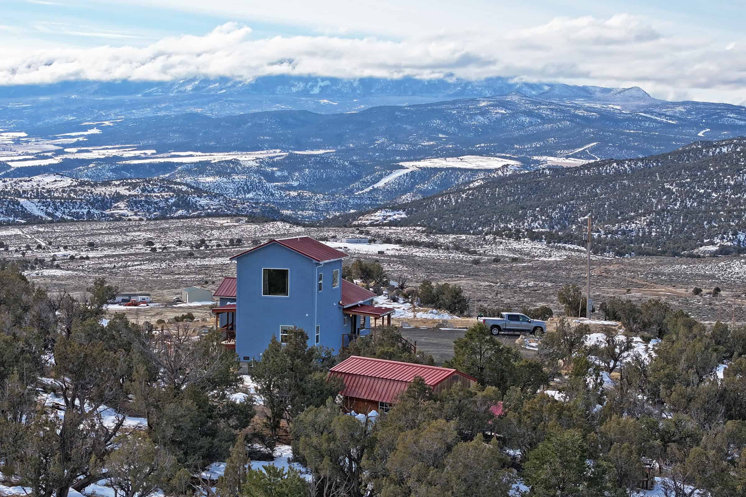 40 Acres surrounded by 3,000 Acres of BLM with Country Home in Mesa Colorado