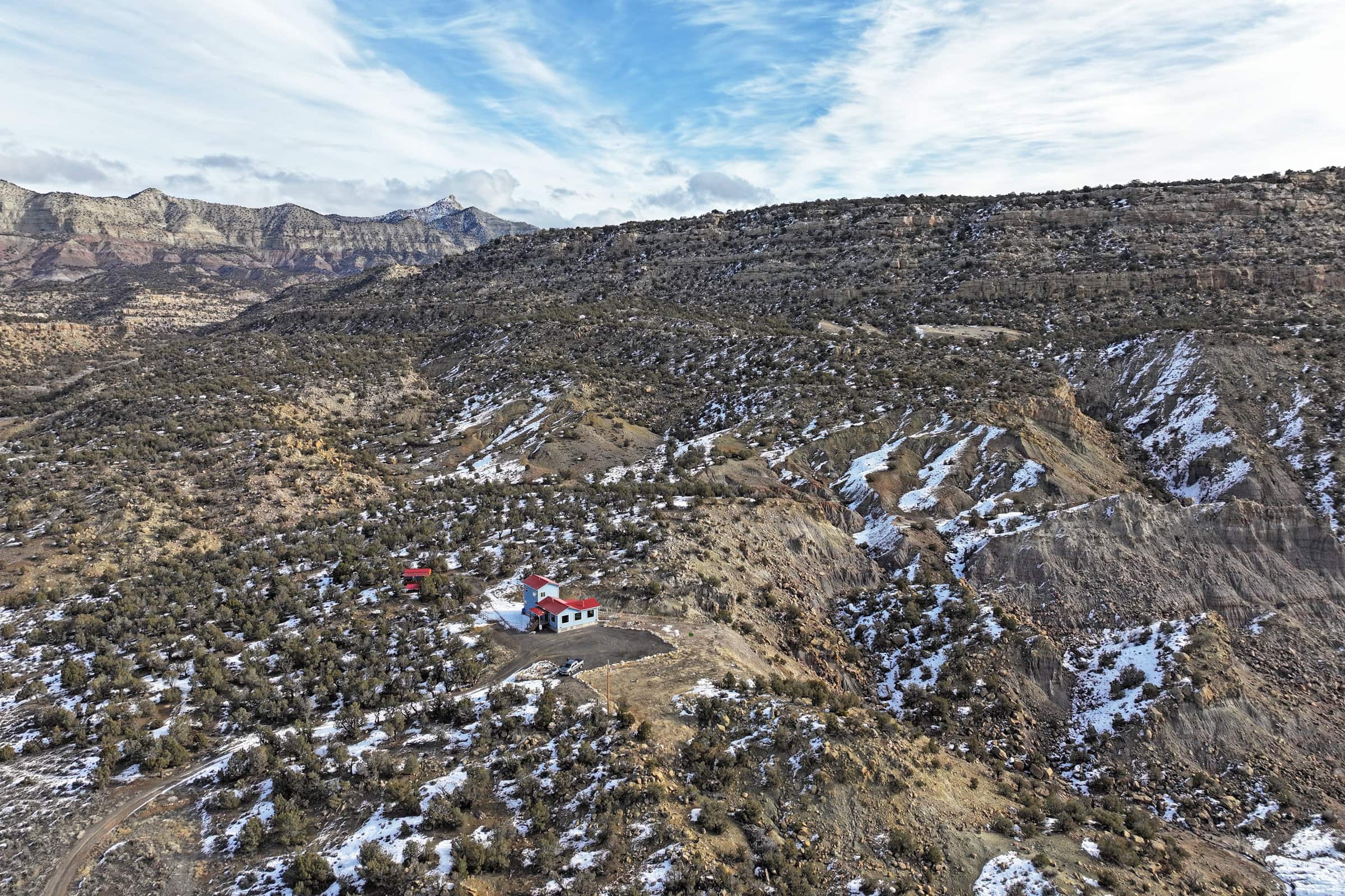 40 Acres surrounded by 3,000 Acres of BLM with Country Home in Mesa Colorado