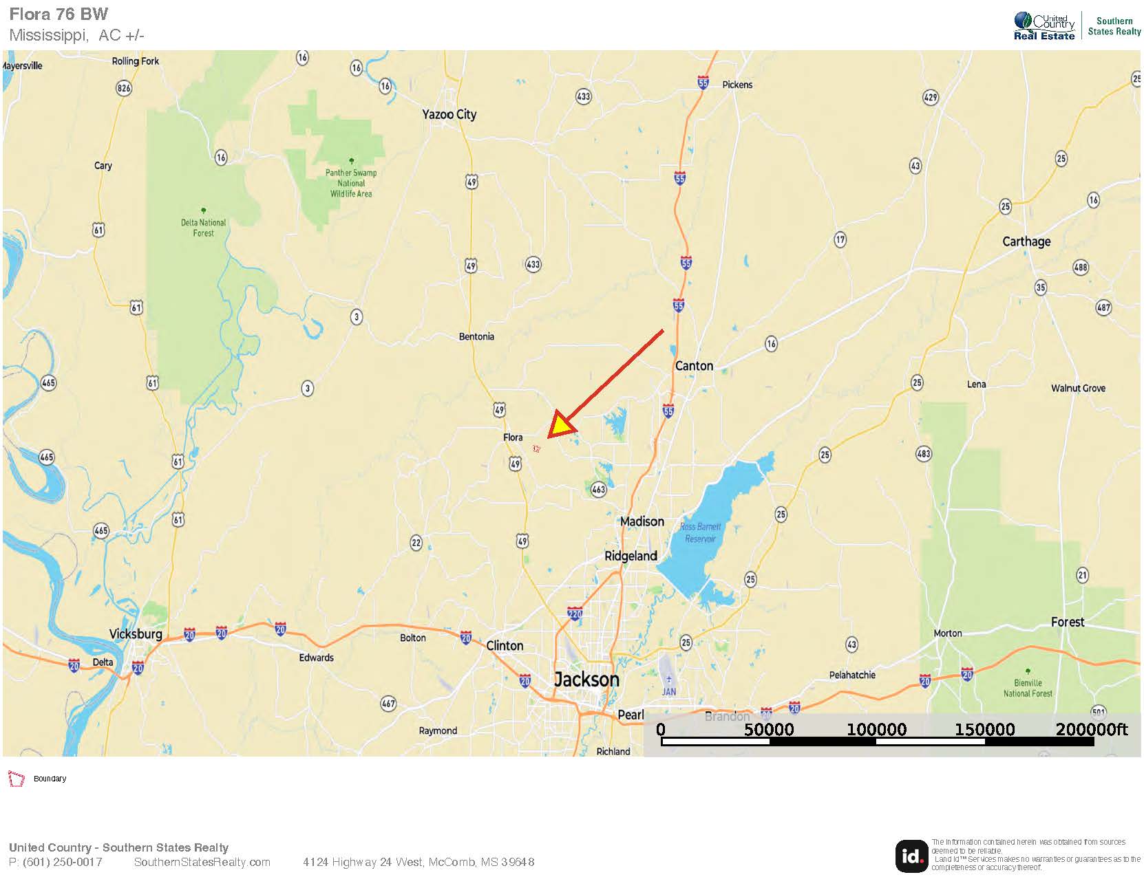Flora Mississippi 78+- Acres for Sale