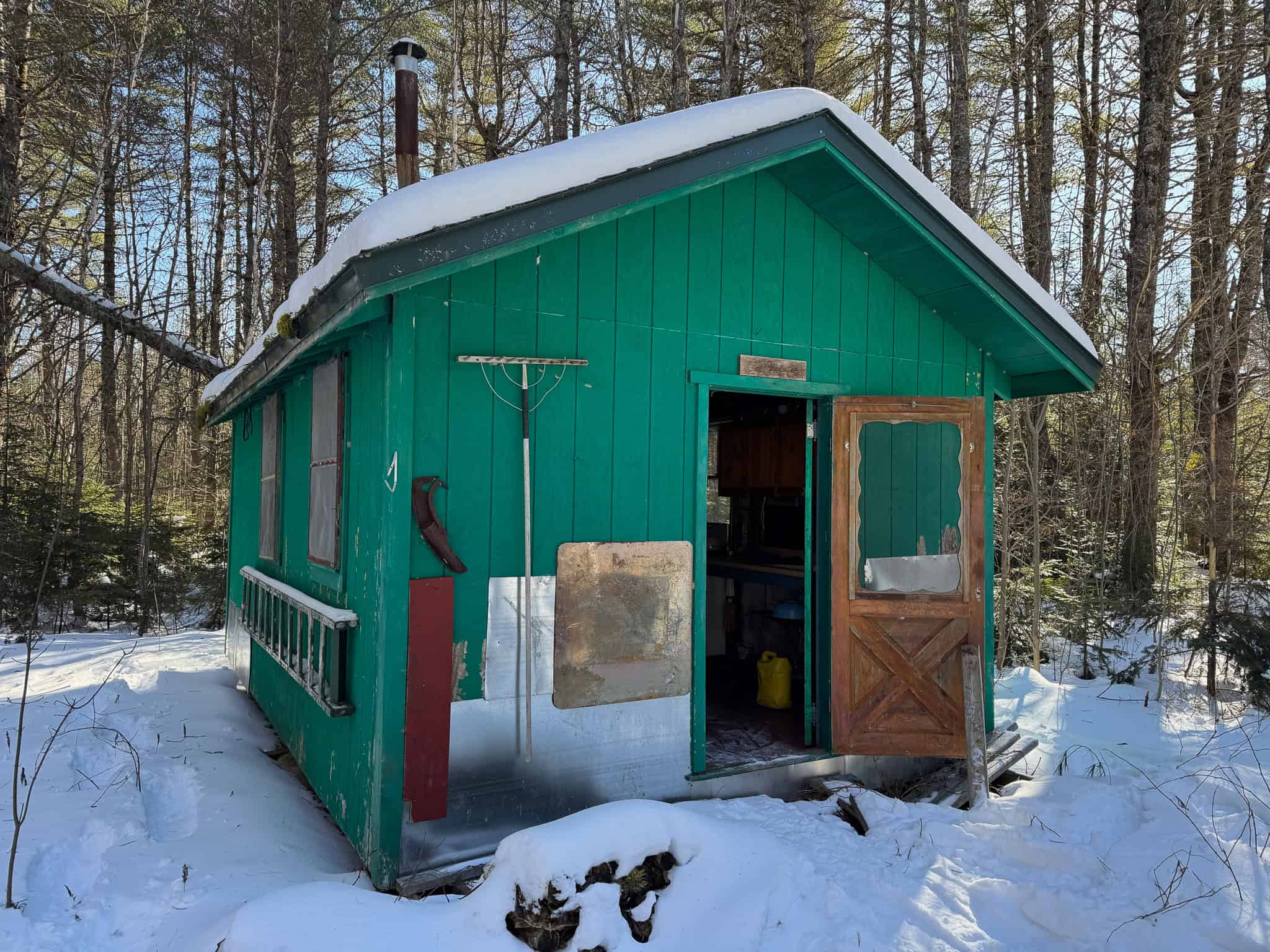 32 Acres with Off-Grid Cabin