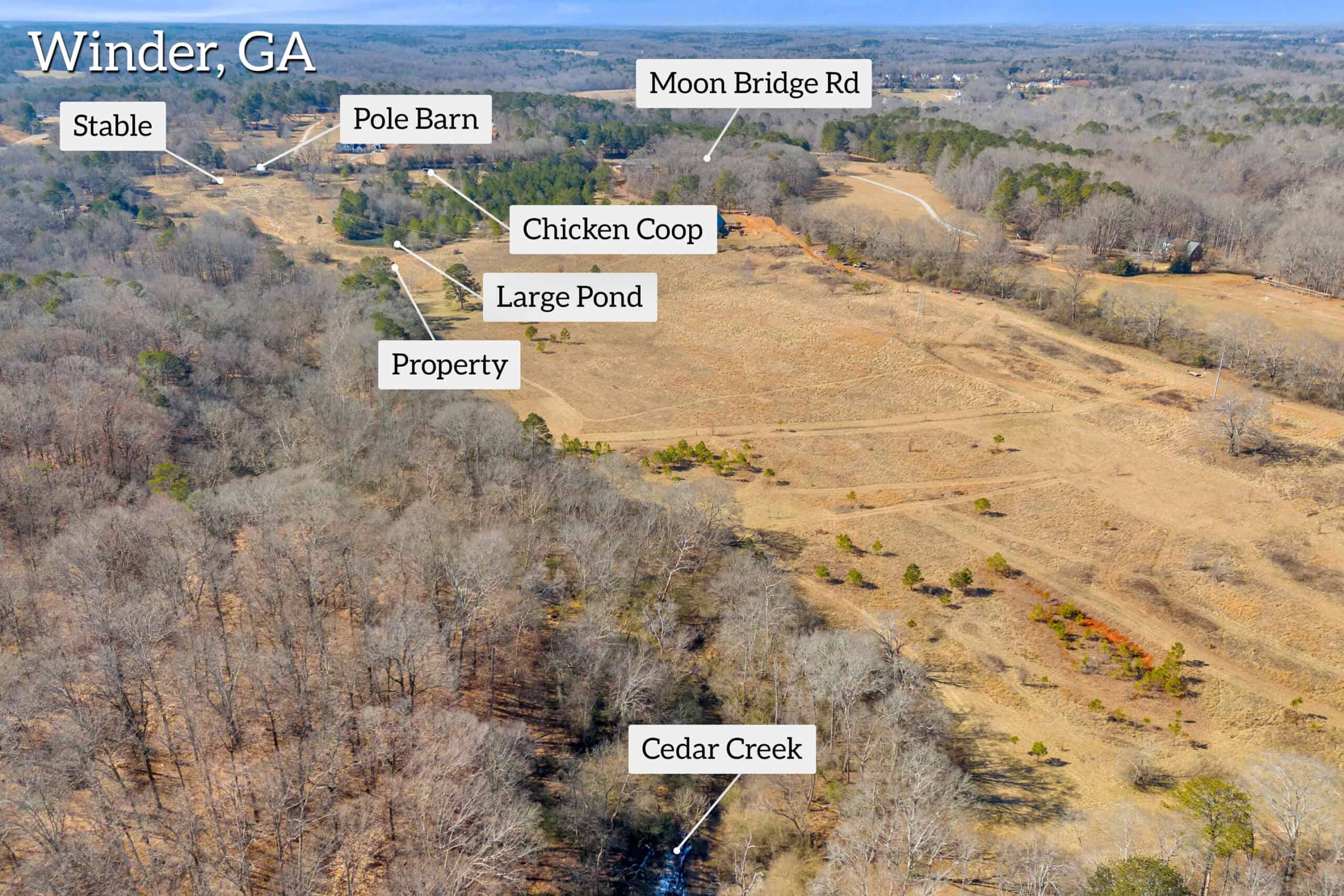 49+/- Acres of Beautiful Pasture with Two Ponds, Barn, and Creek Frontage.
