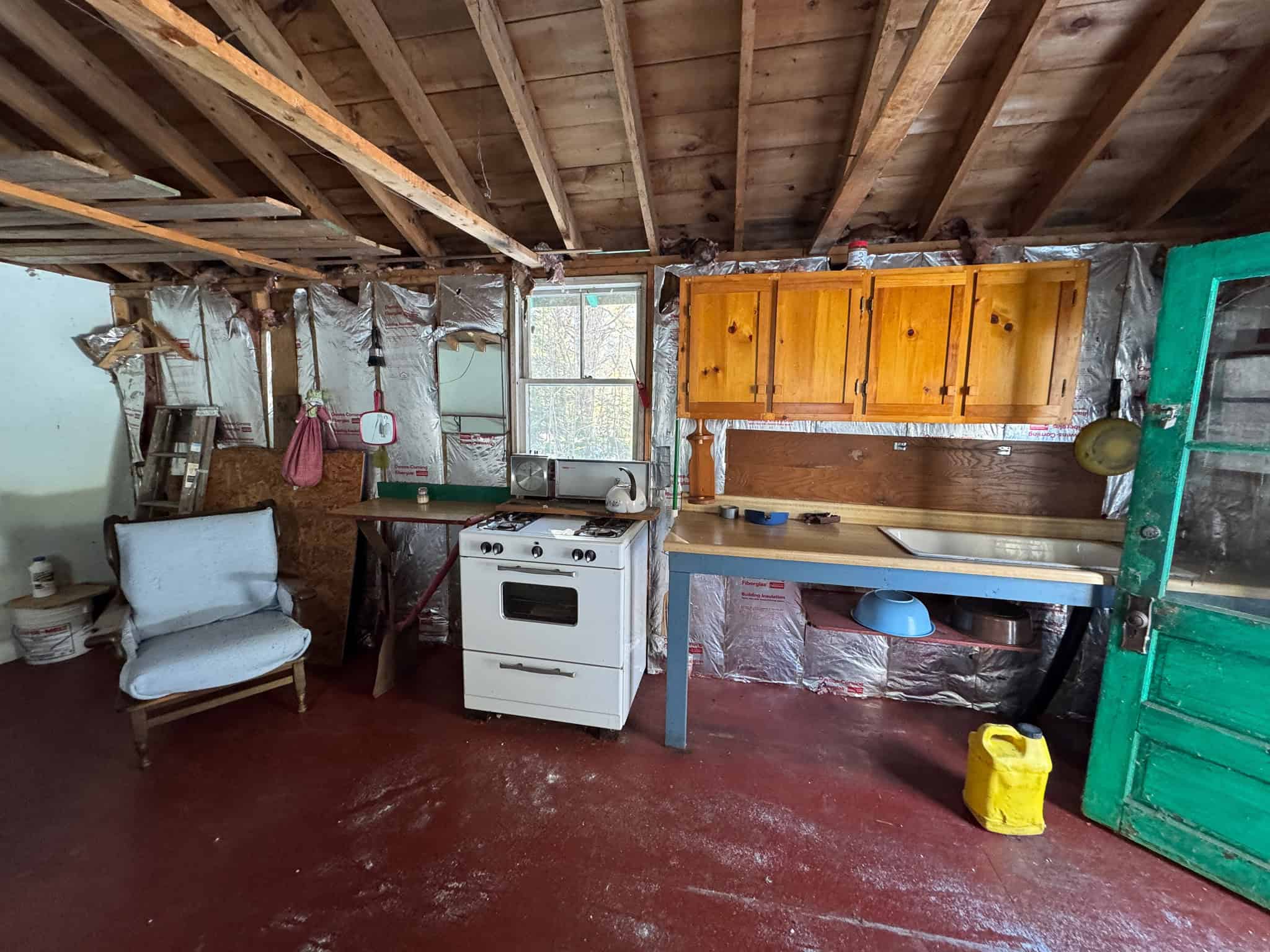 32 Acres with Off-Grid Cabin