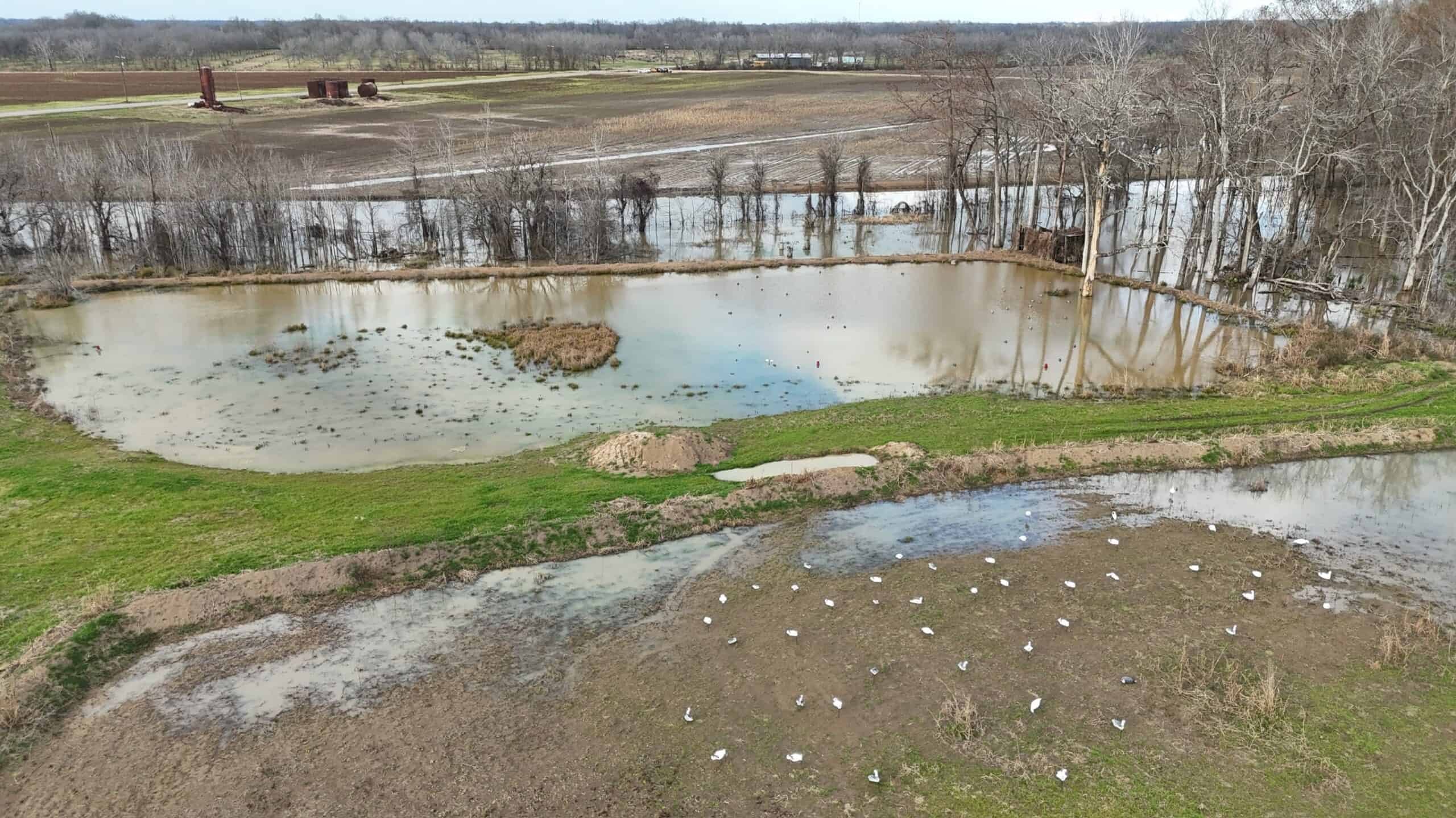 LA Delta Duck and Deer Hunting Property with a Camp