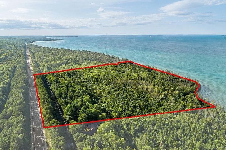 Spectacular Lake Huron Waterfront Property – 40 Acres Cheboygan MI