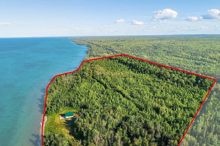 Spectacular Lake Huron Waterfront Property – 40 Acres Cheboygan MI