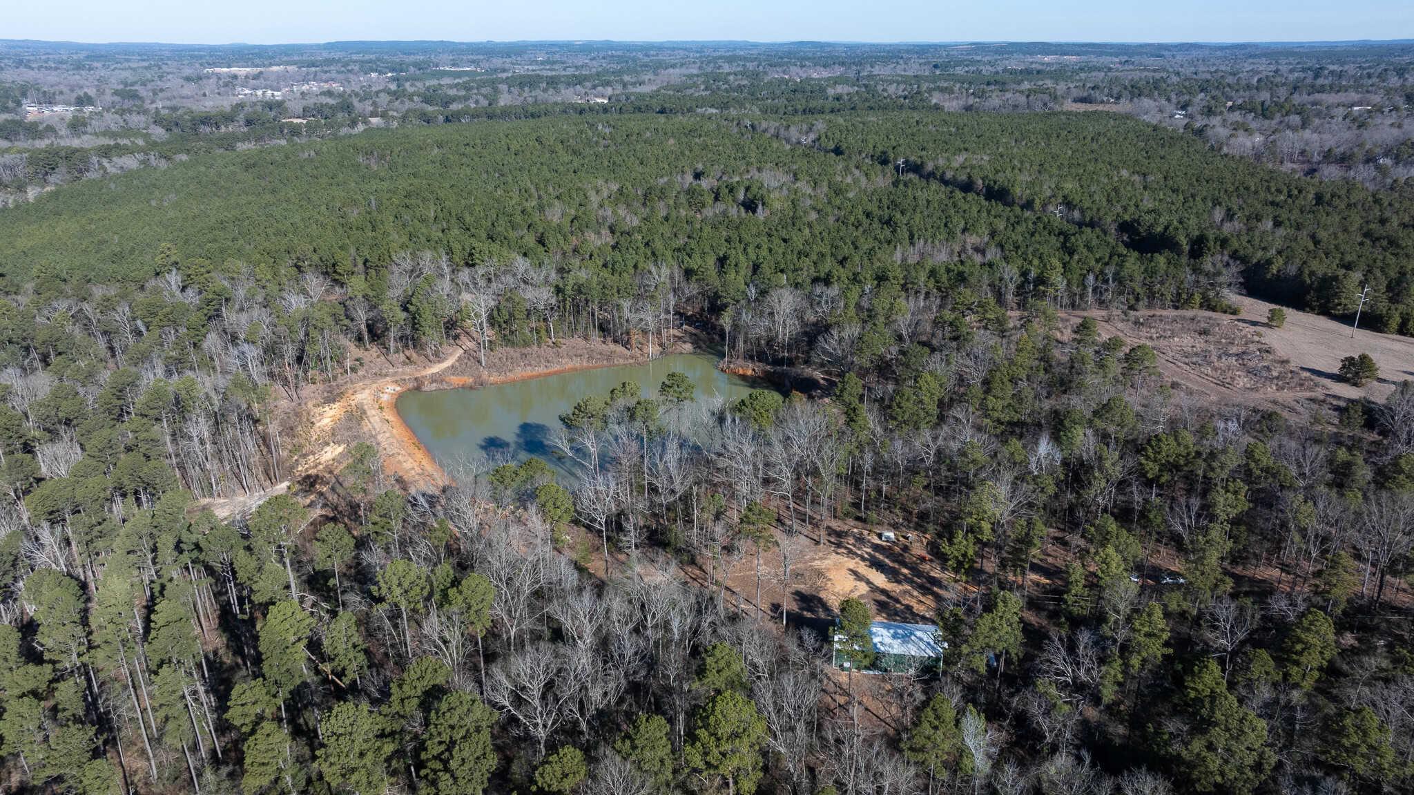 Texas Hunting Land with Barndo near Diana East of Dallas