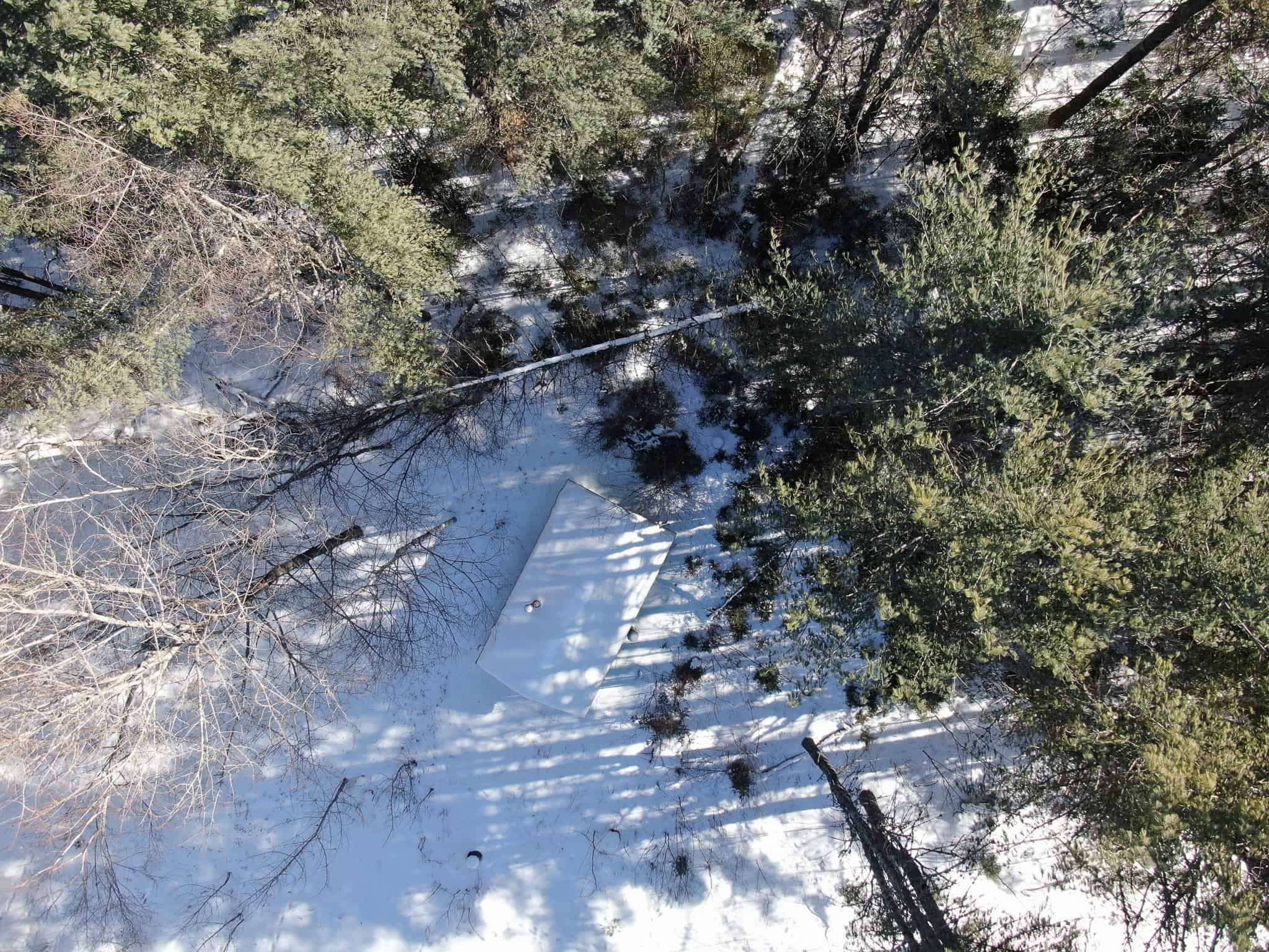 32 Acres with Off-Grid Cabin