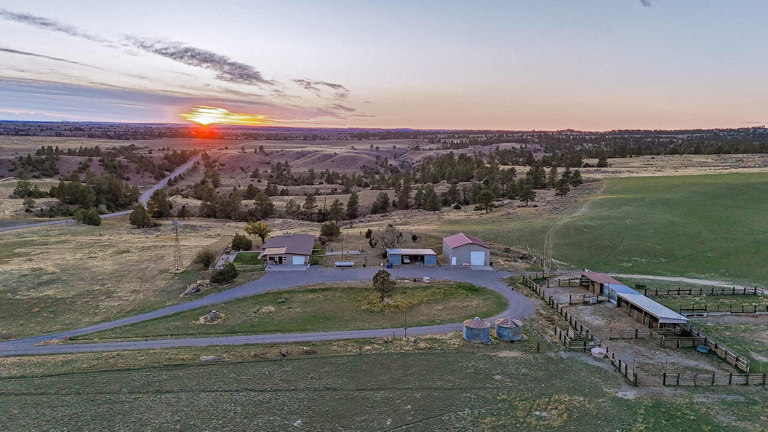 Hunter’s Paradise: Country Home on 160+ Acres in Custer, Montana