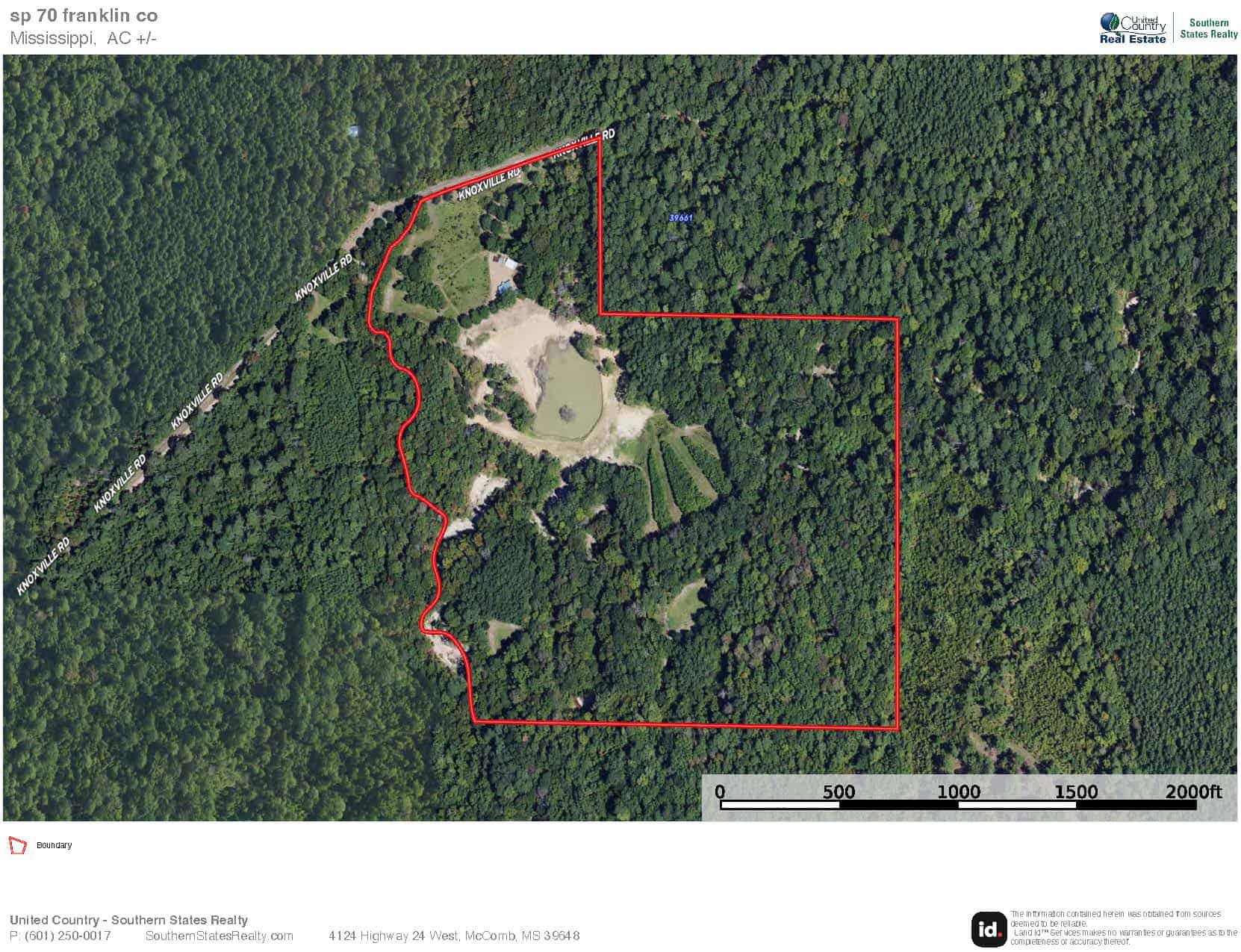 70 Acres Hunting Land Bordering Homochitto National Forest