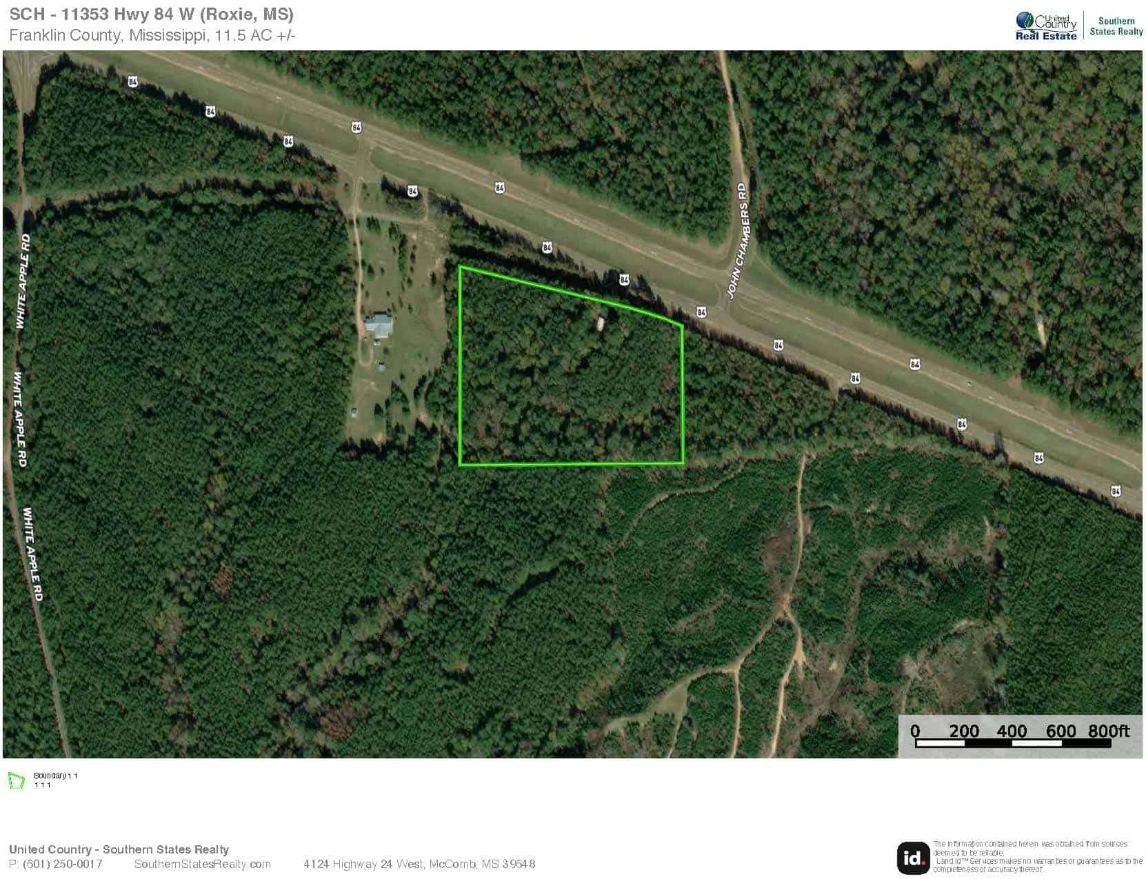 Great Small Hunting Tract or Homesite in Franklin County, MS