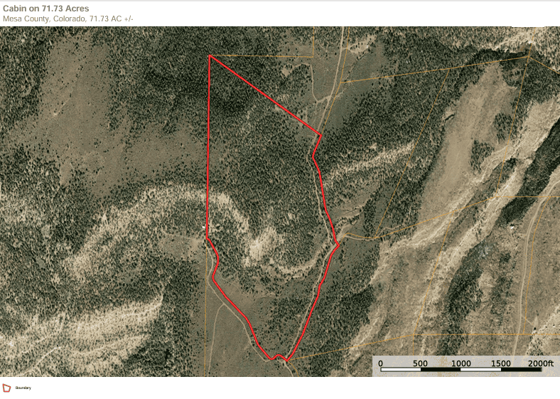 Cabin on 71 acres west of Debeque, CO