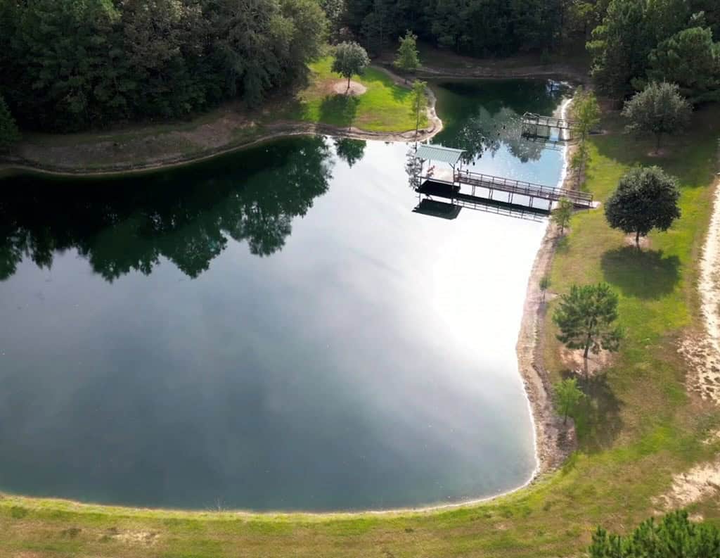 Hunting Lodge with Waterfall in Wilkinson County, MS