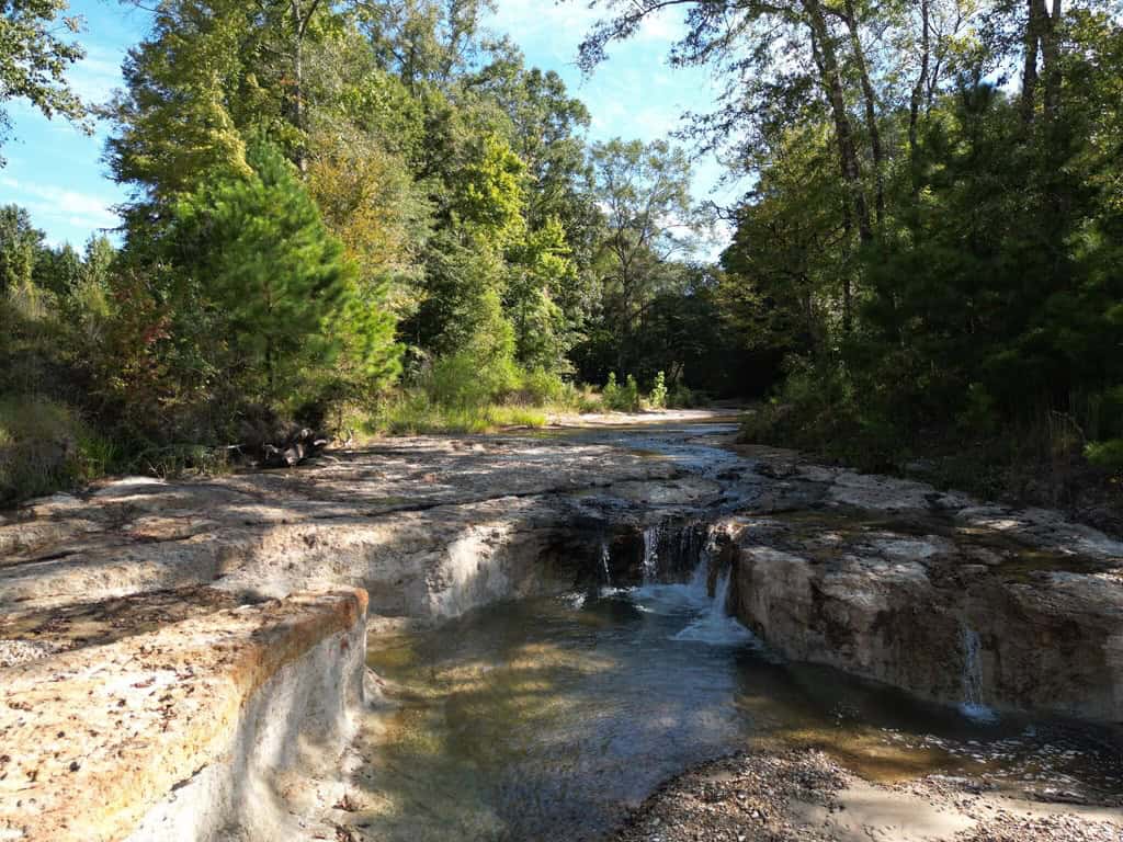 Hunting Lodge with Waterfall in Wilkinson County, MS